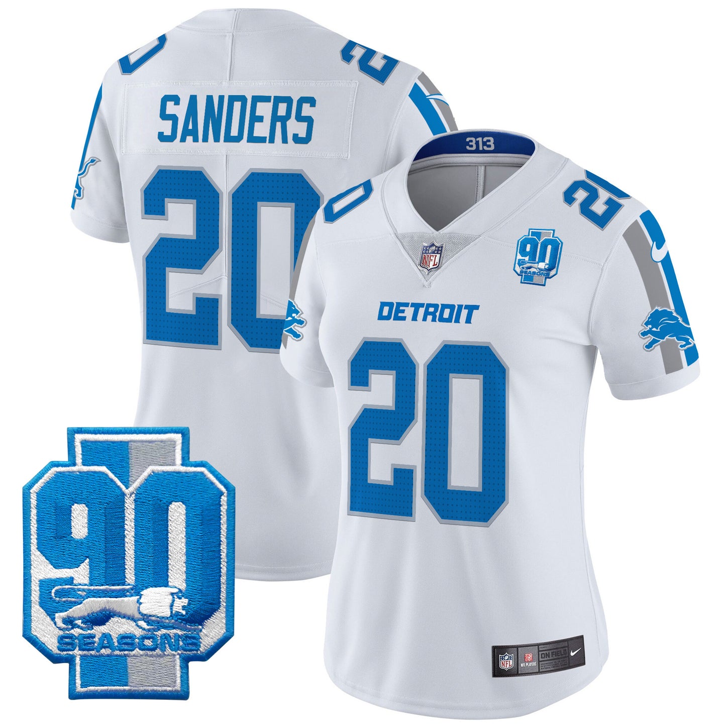 White - Barry Sanders