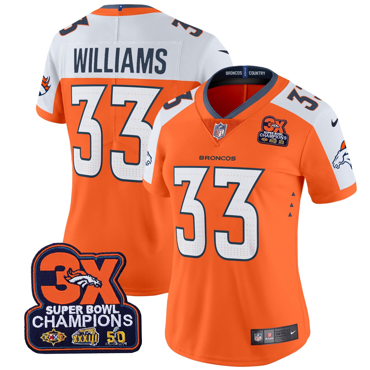 Orange Alternate - Javonte Williams