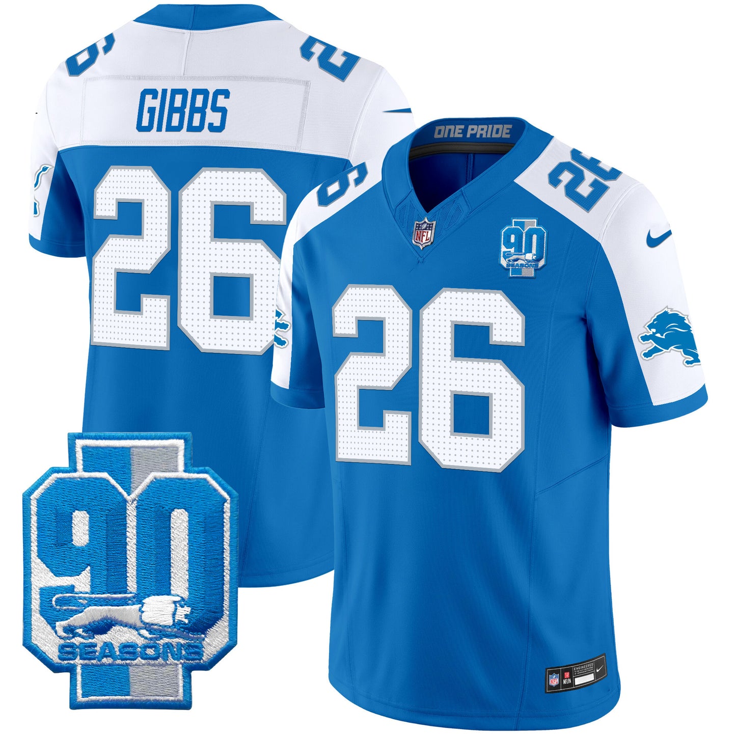 Blue Alternate - Jahmyr Gibbs