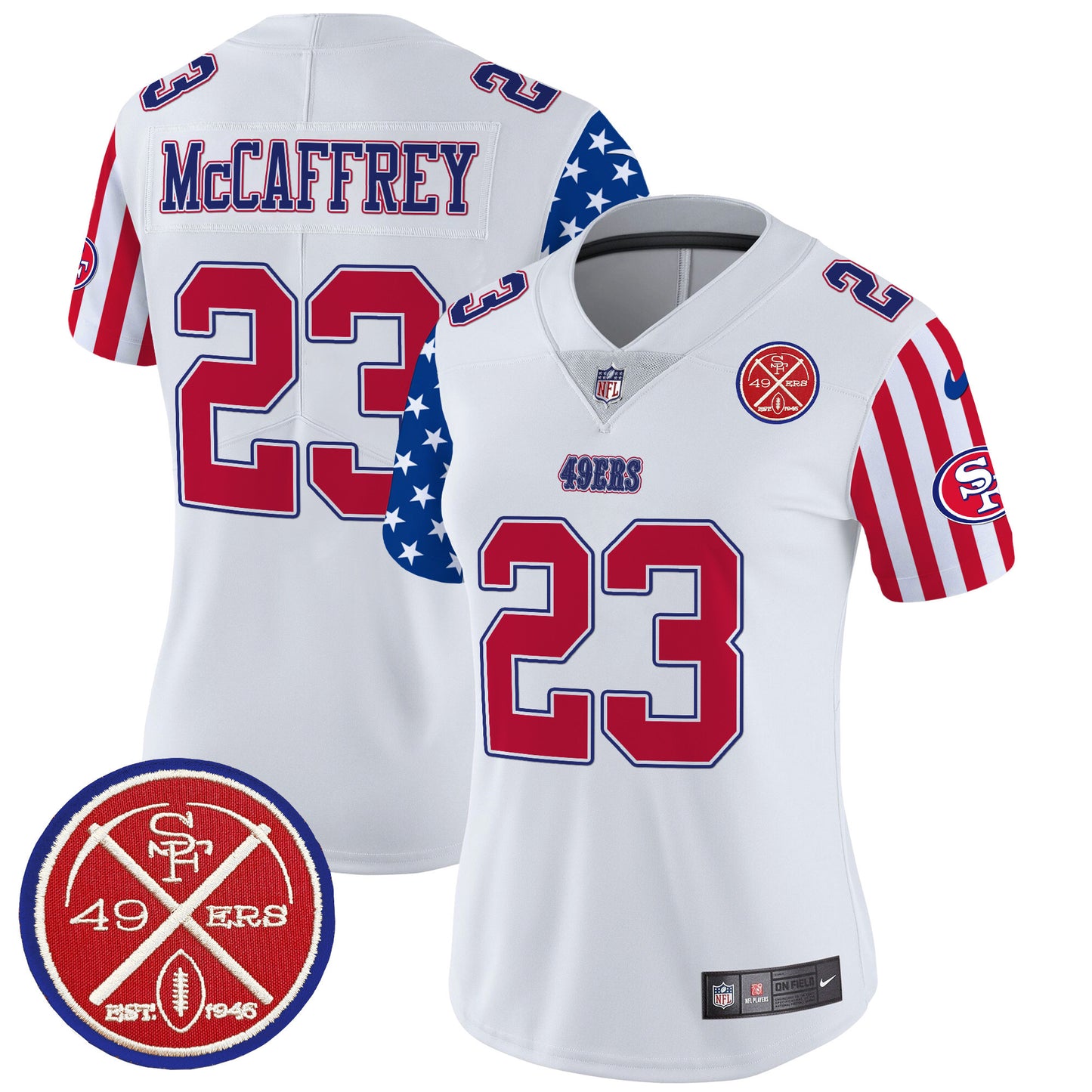 White - Christian McCaffrey