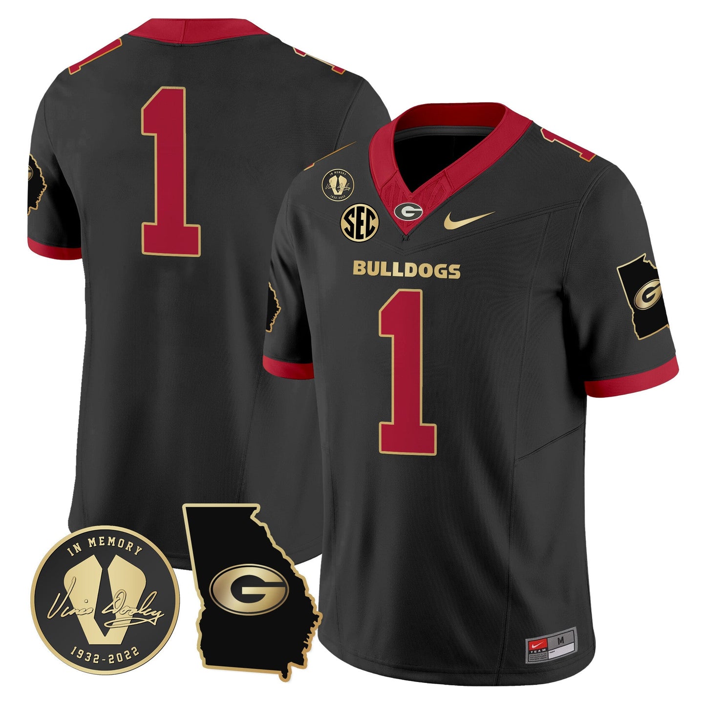 Black Gold Trim - #1 Team