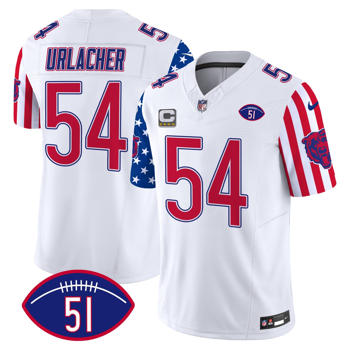 White - Brian Urlacher