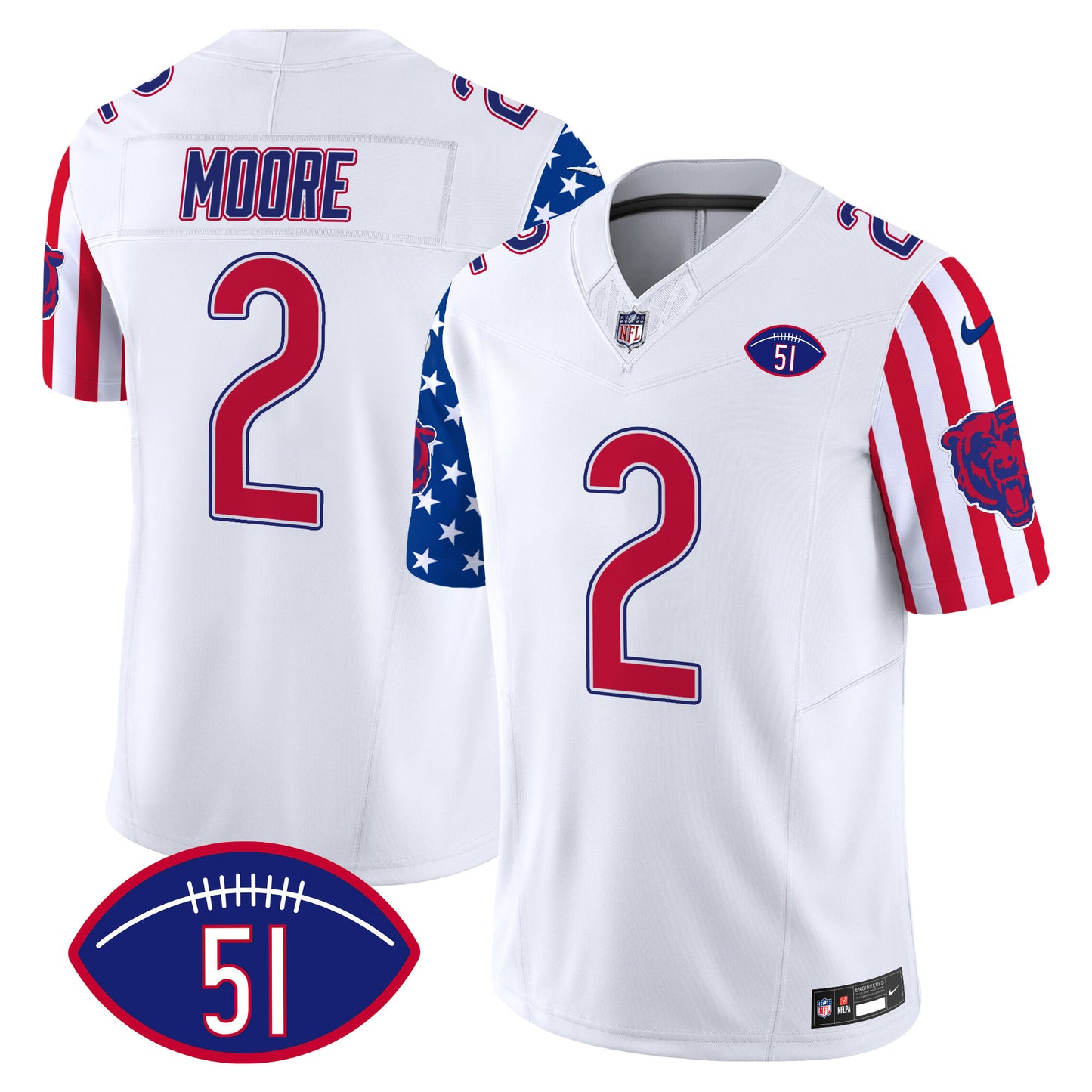 White - D.J. Moore