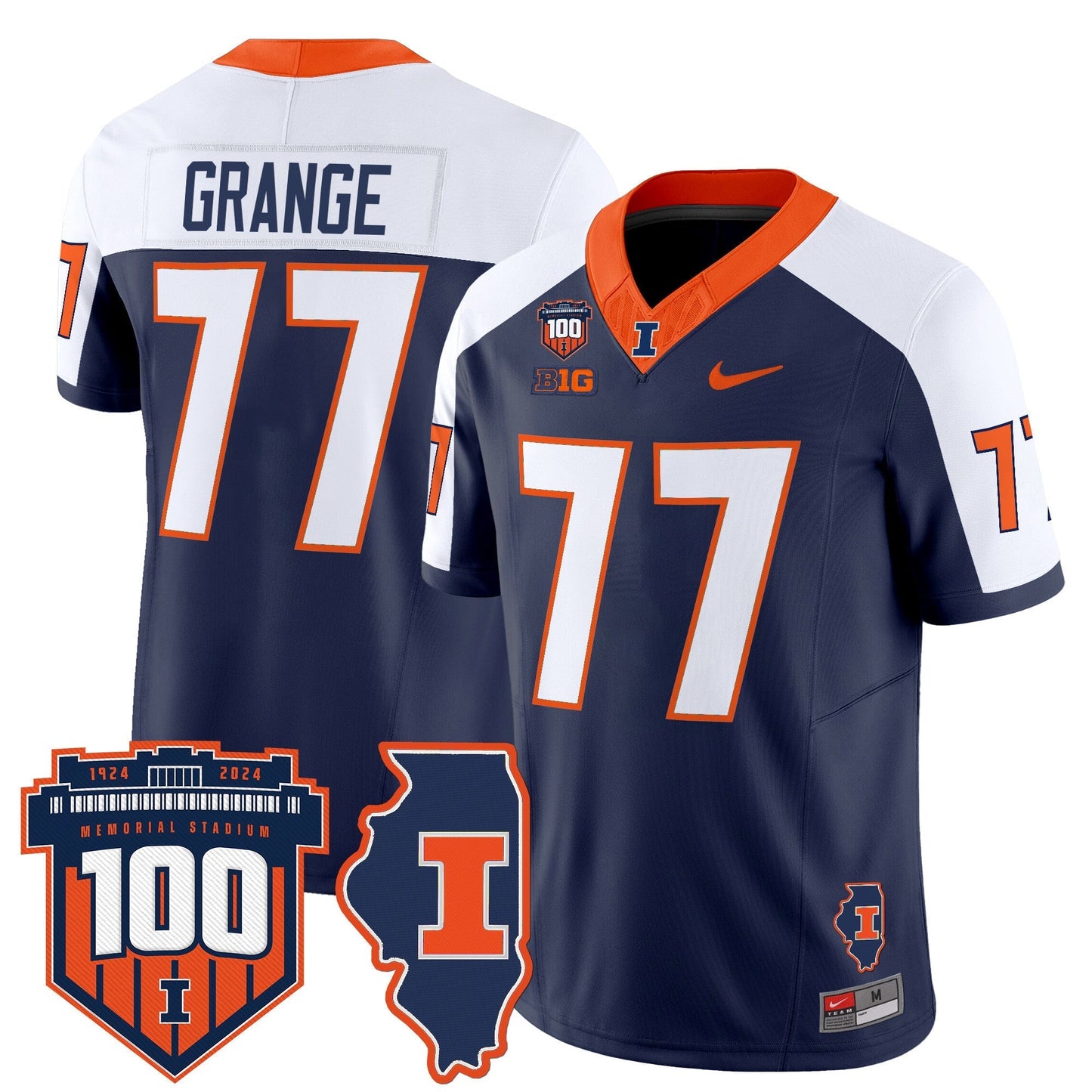 Navy Alternate - Red Grange
