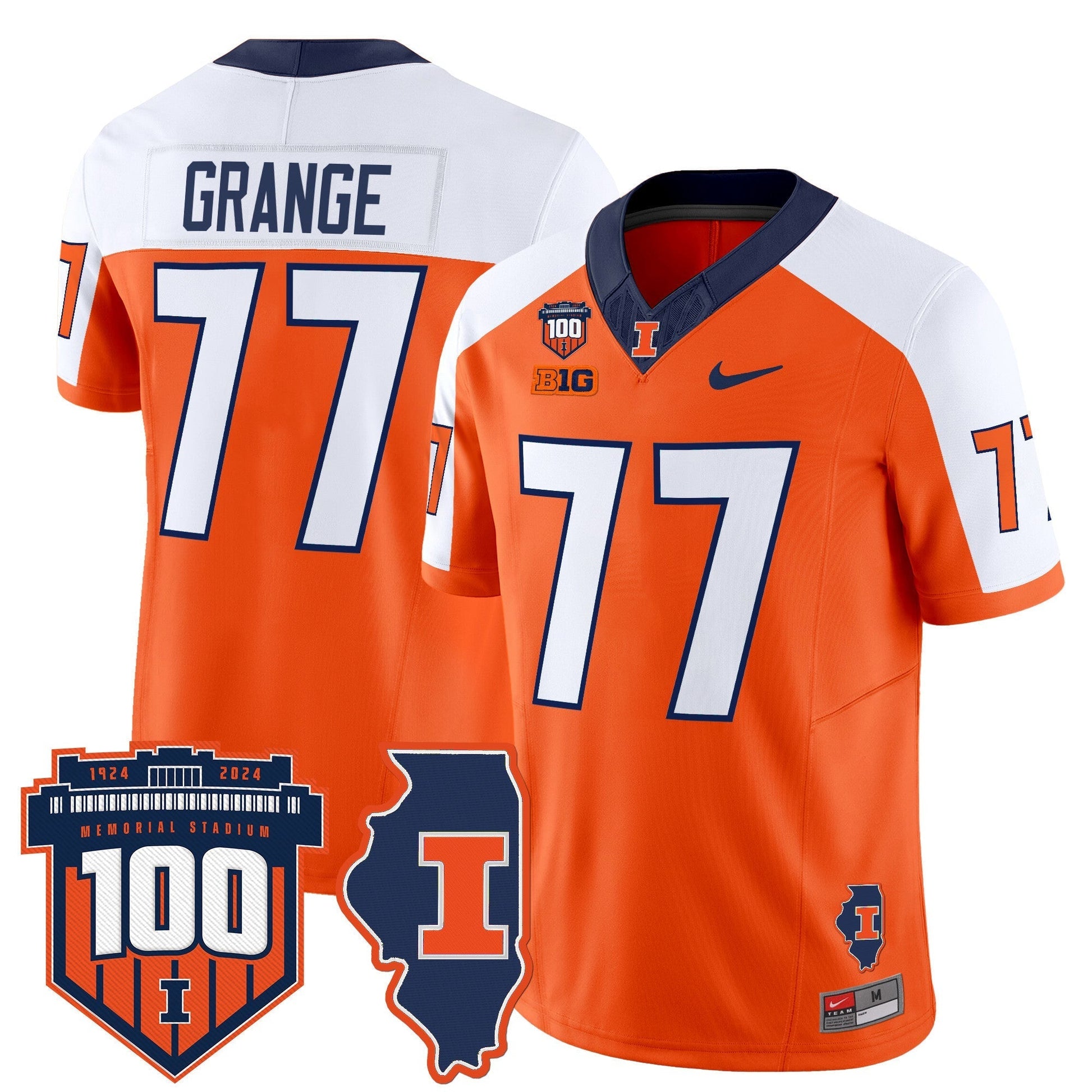 Orange Alternate - Red Grange