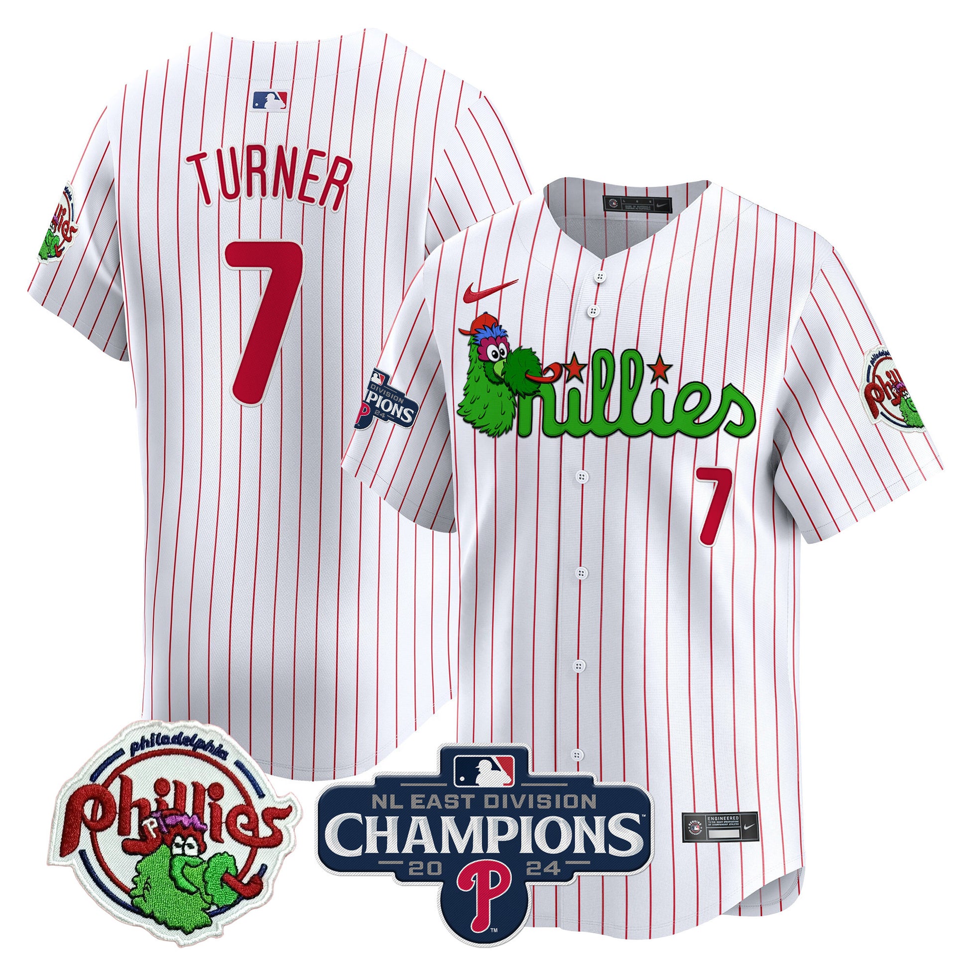 White Pinstripe - Trea Turner