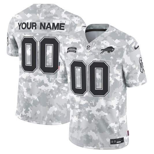 Buffalo 2024 Salute to Service Vapor Limited Custom Jersey – Arctic Camo