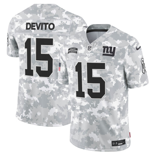 New York 2024 Salute to Service Vapor Limited Jersey – Arctic Camo – All stitched