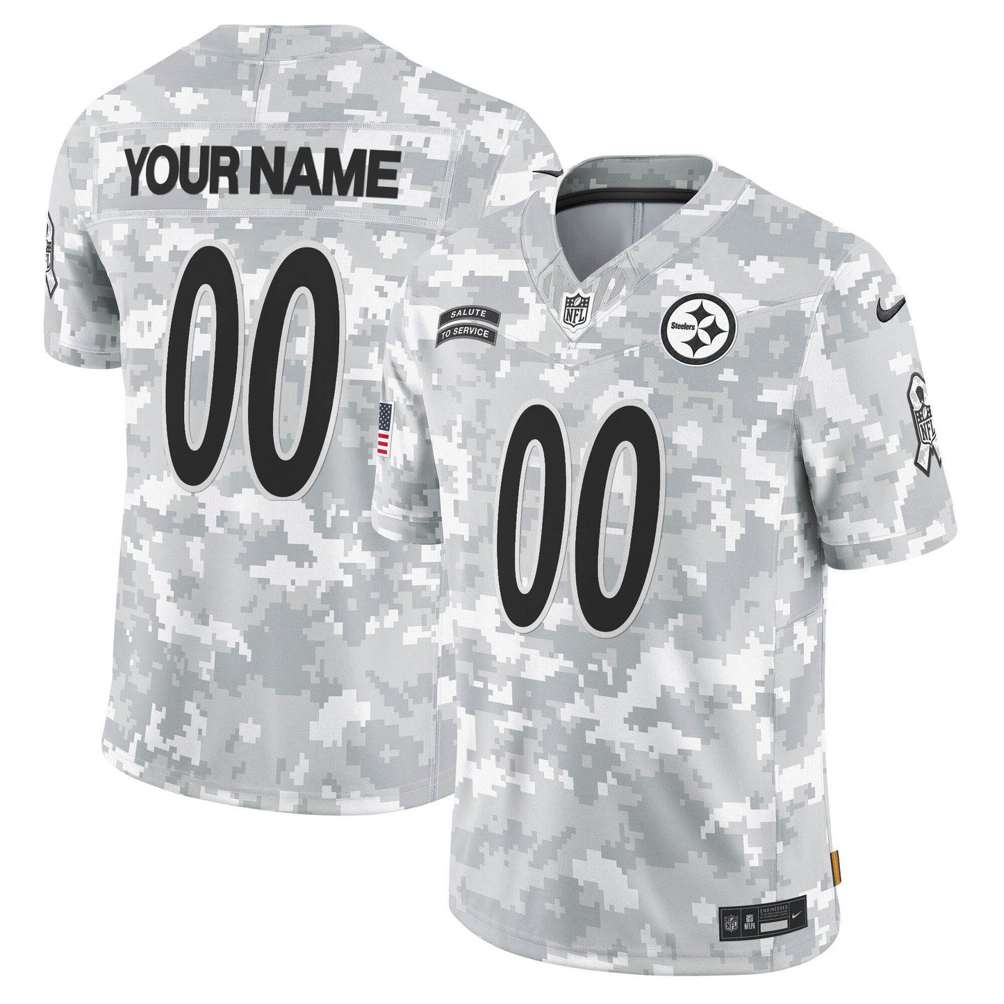 2024 Salute to Service Vapor Limited Custom Jersey – Arctic Camo