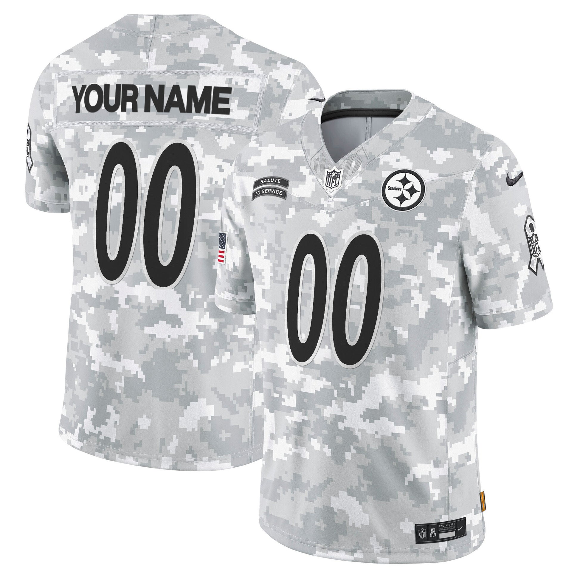 2024 Salute to Service Vapor Limited Custom Jersey – Arctic Camo