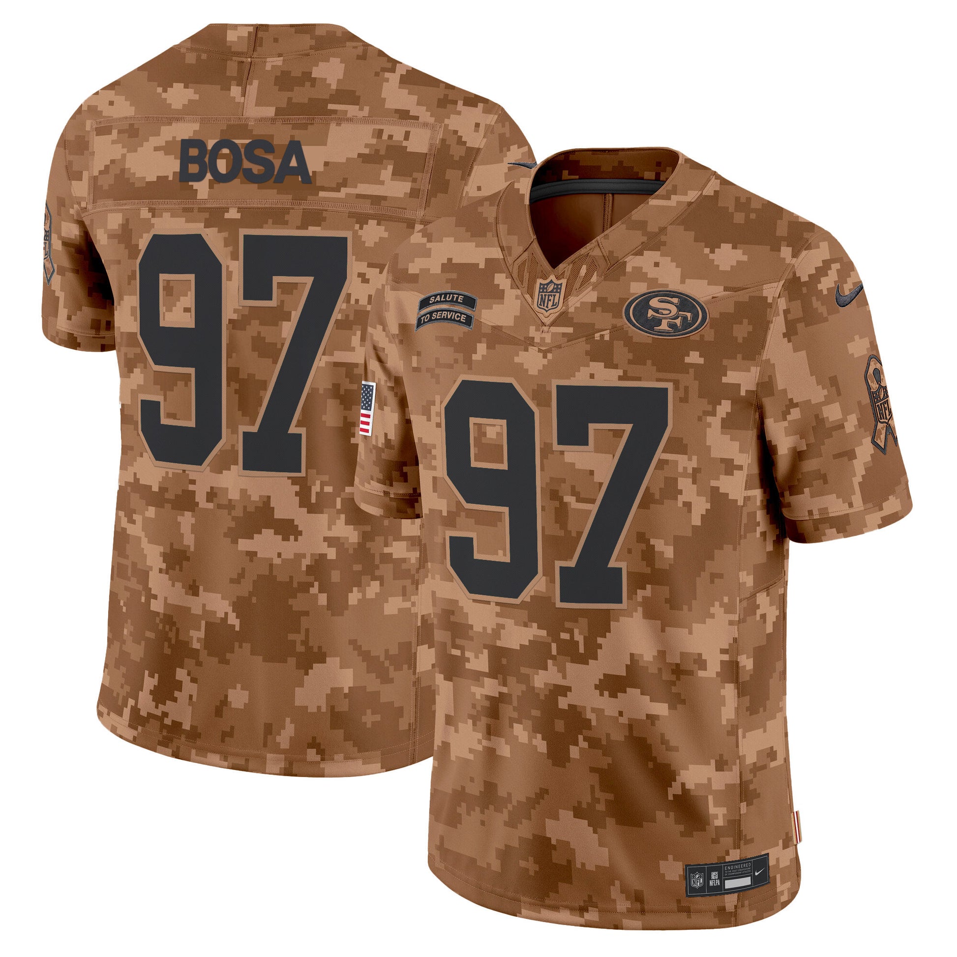 Brown Camo - Nick Bosa