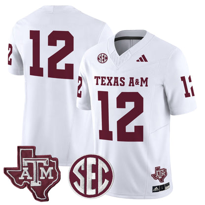 White - #12 Texas