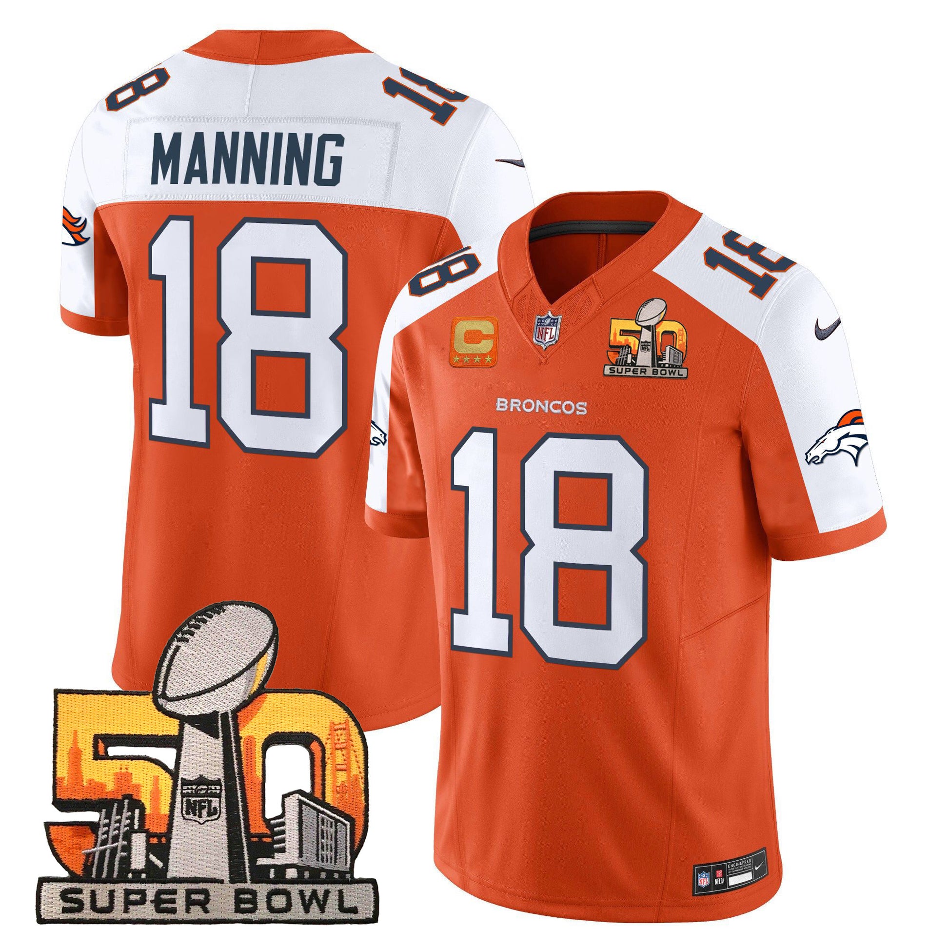 Orange Alternate - Peyton Manning