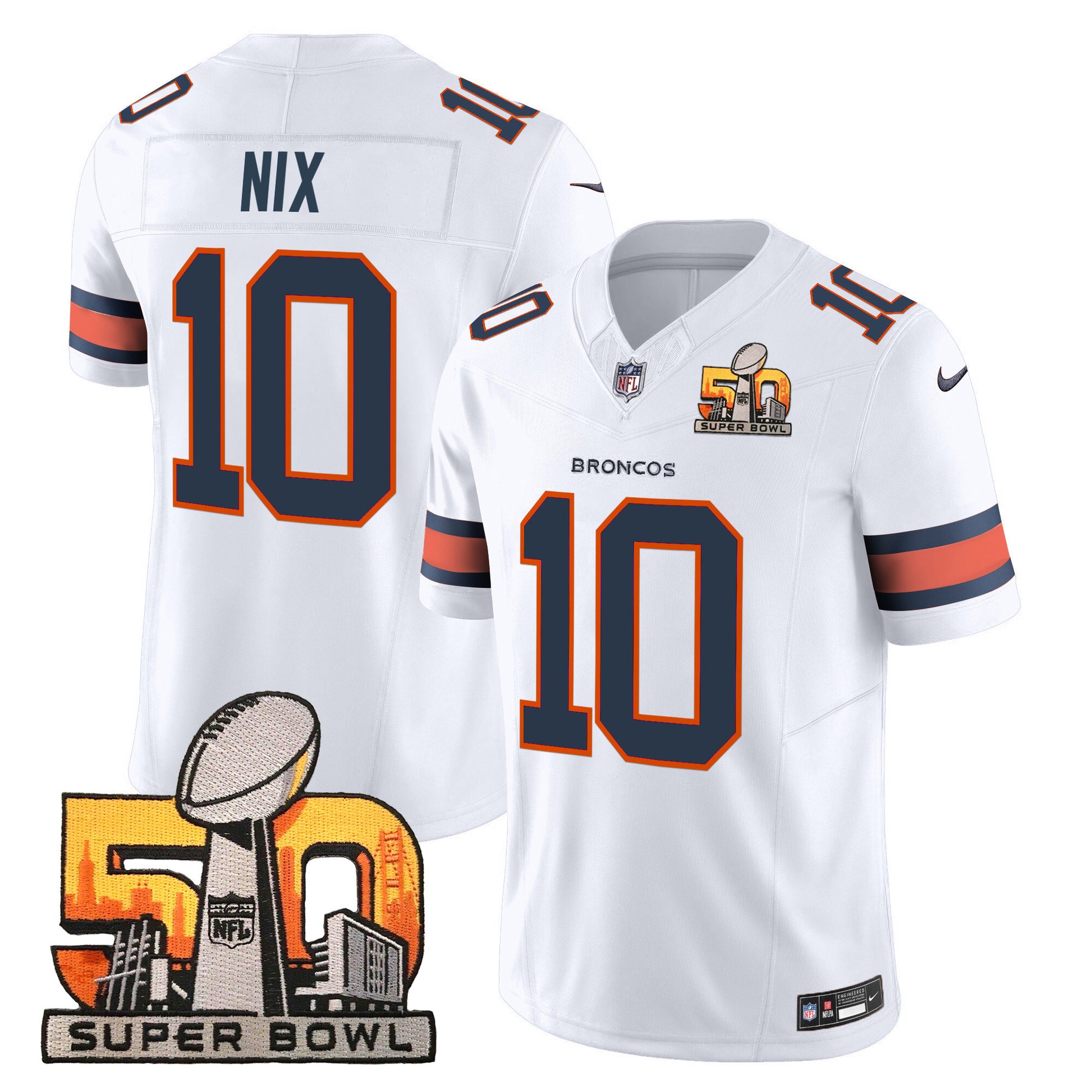 White - Bo Nix