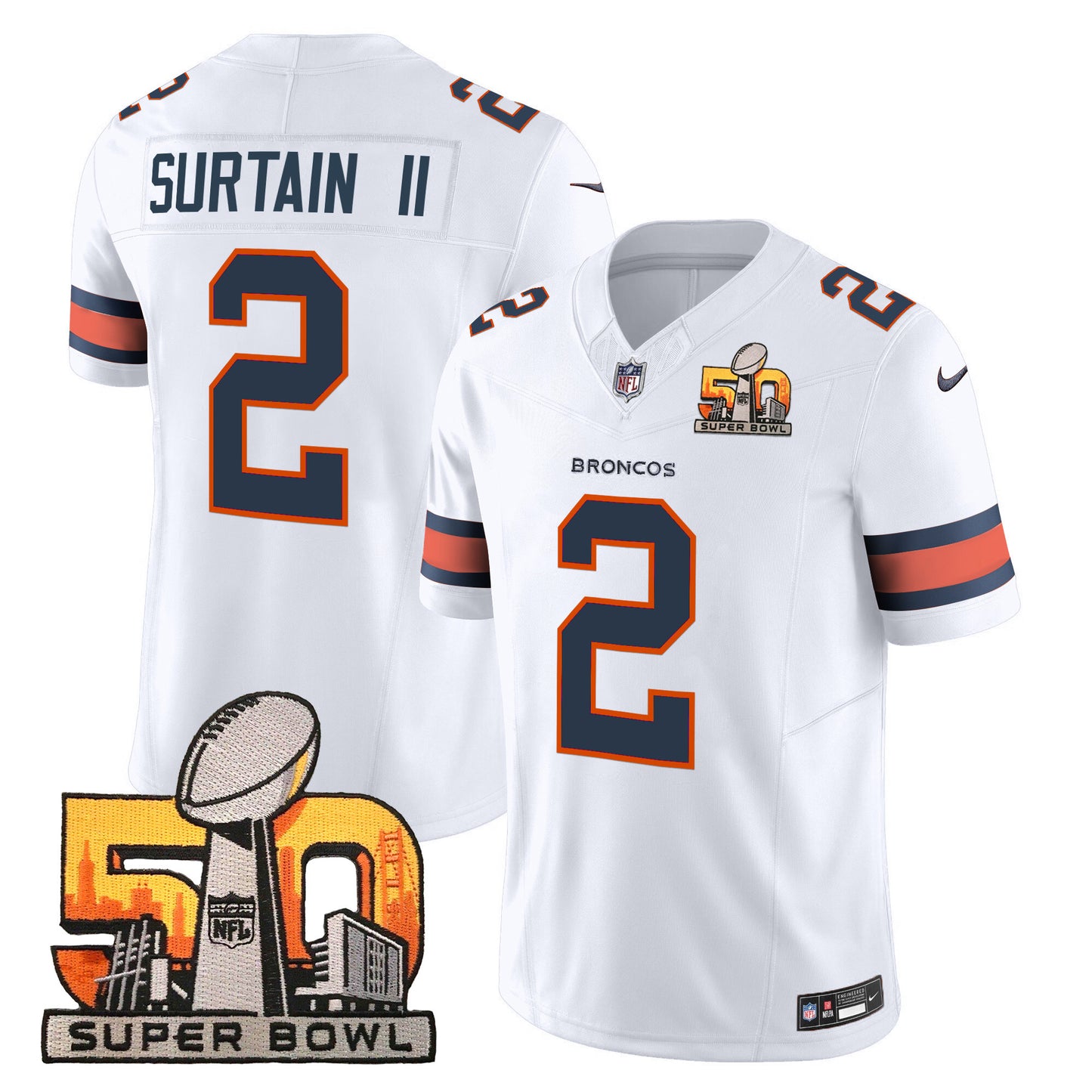 White - Patrick Surtain II