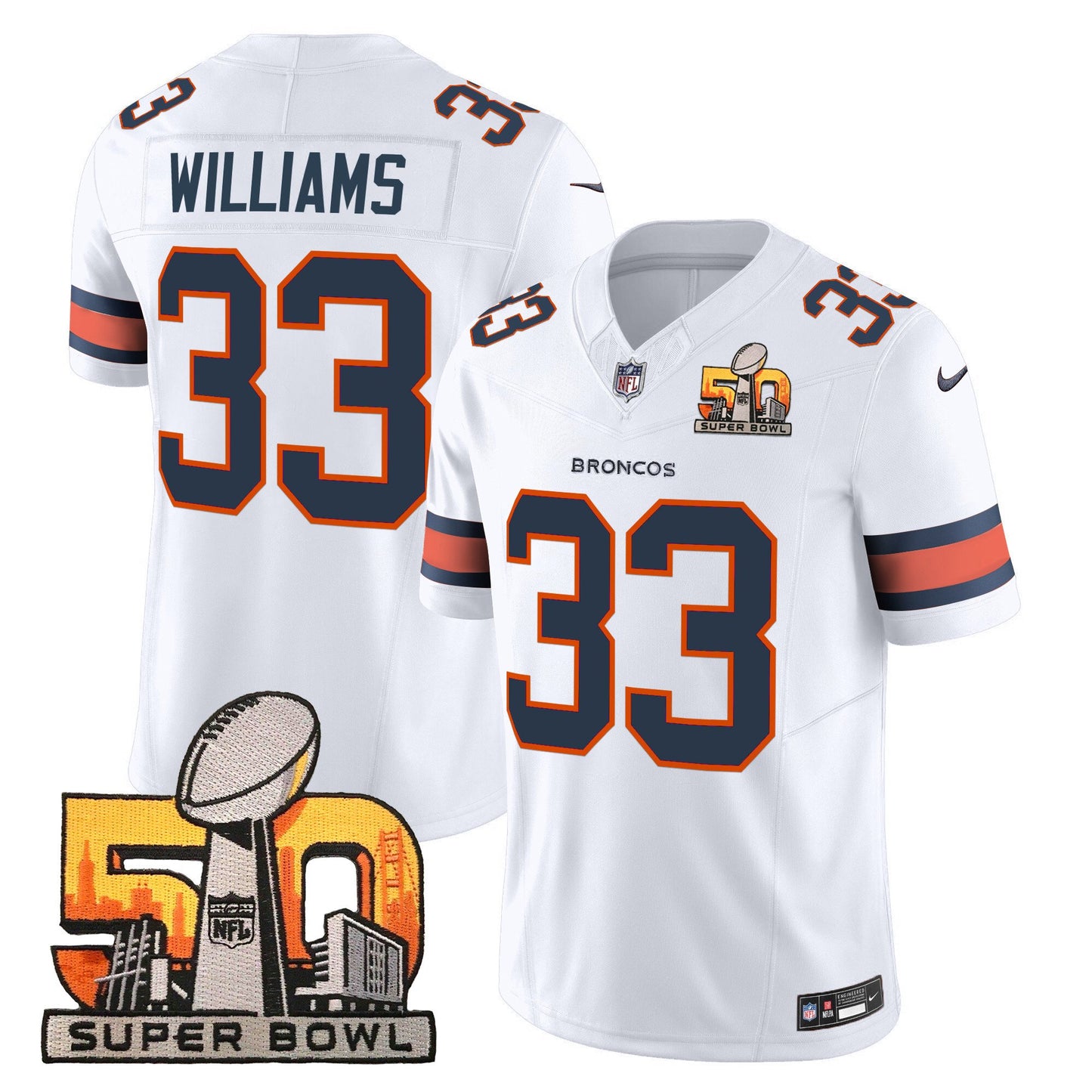 White - Javonte Williams