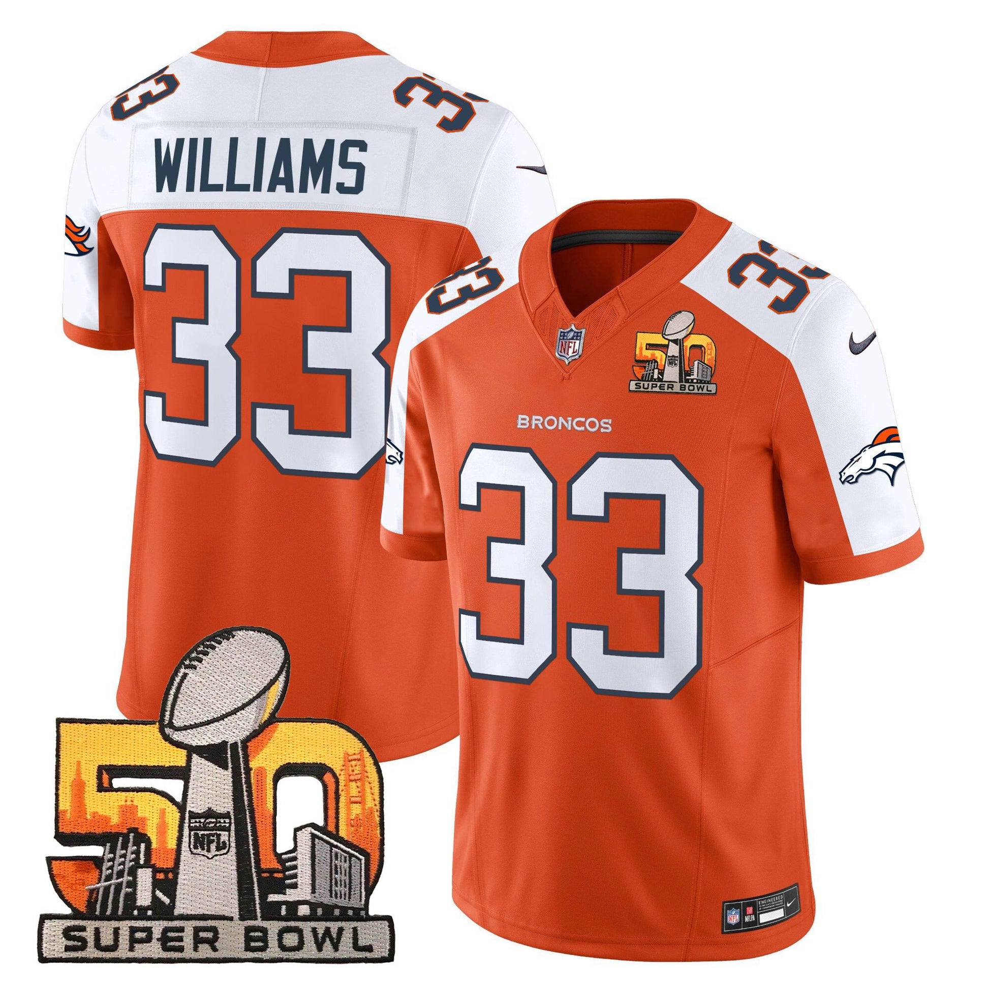 Orange Alternate - Javonte Williams