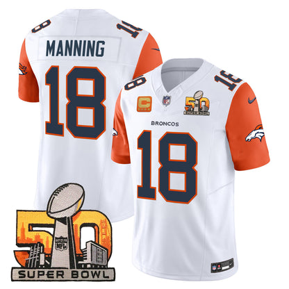 Orange Sleeves - Peyton Manning
