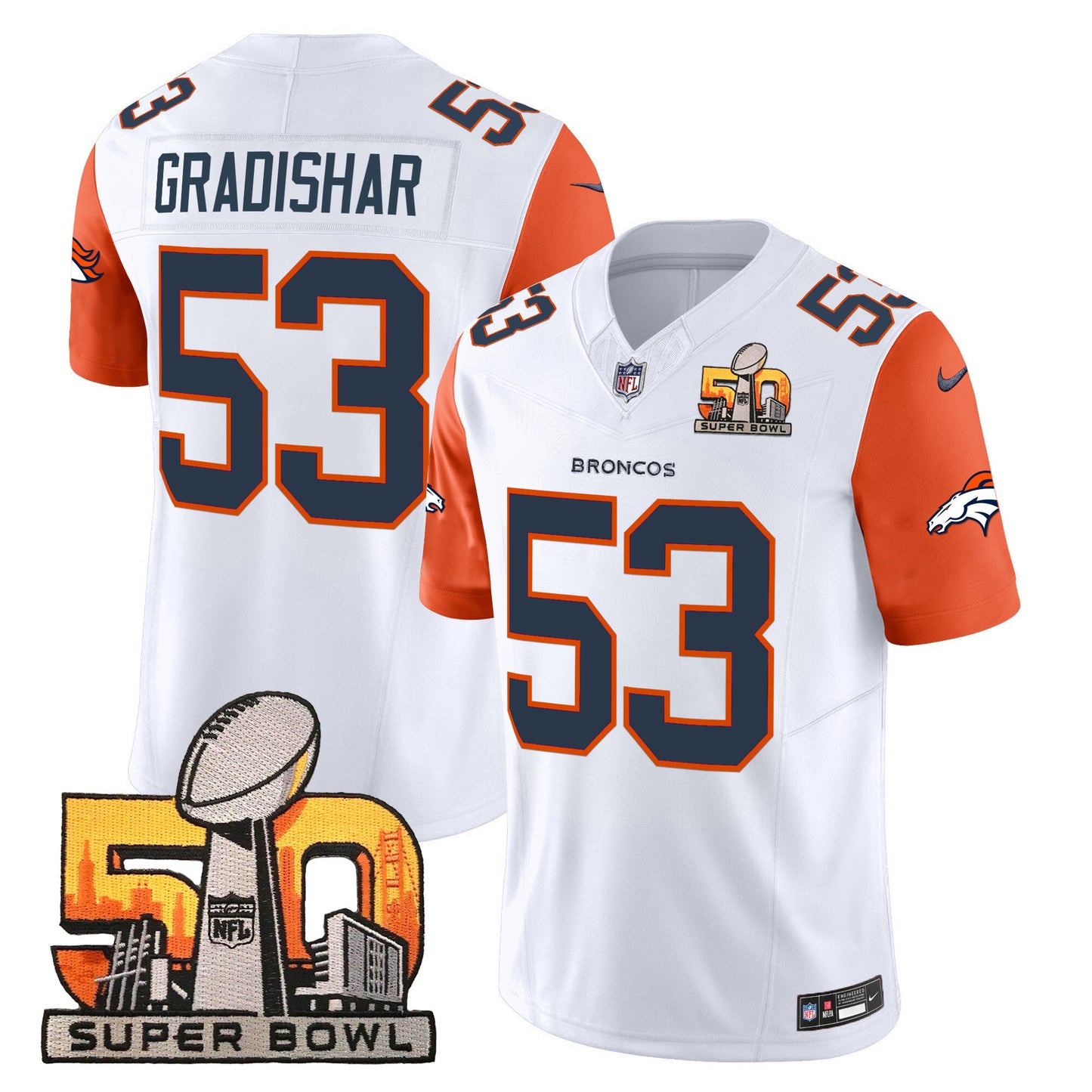 Orange Sleeves - Randy Gradishar