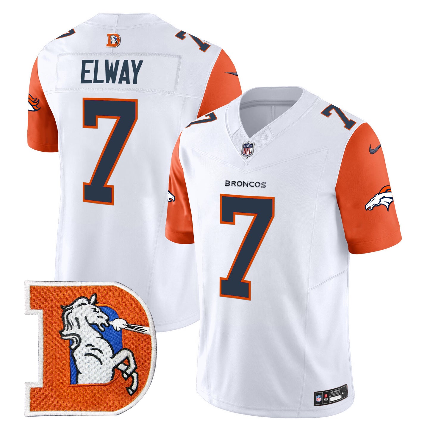 Orange Sleeves - John Elway
