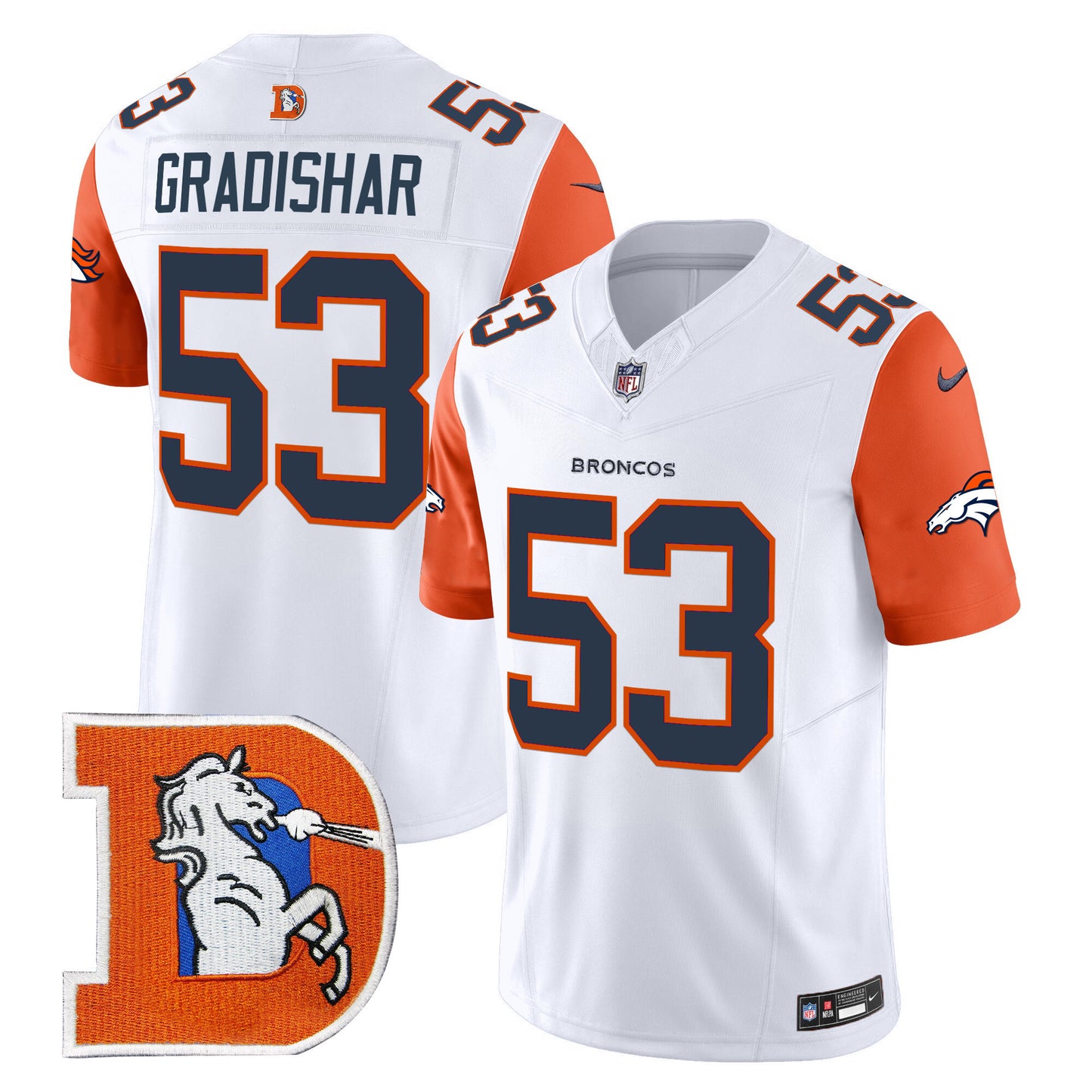 Orange Sleeves - Randy Gradishar