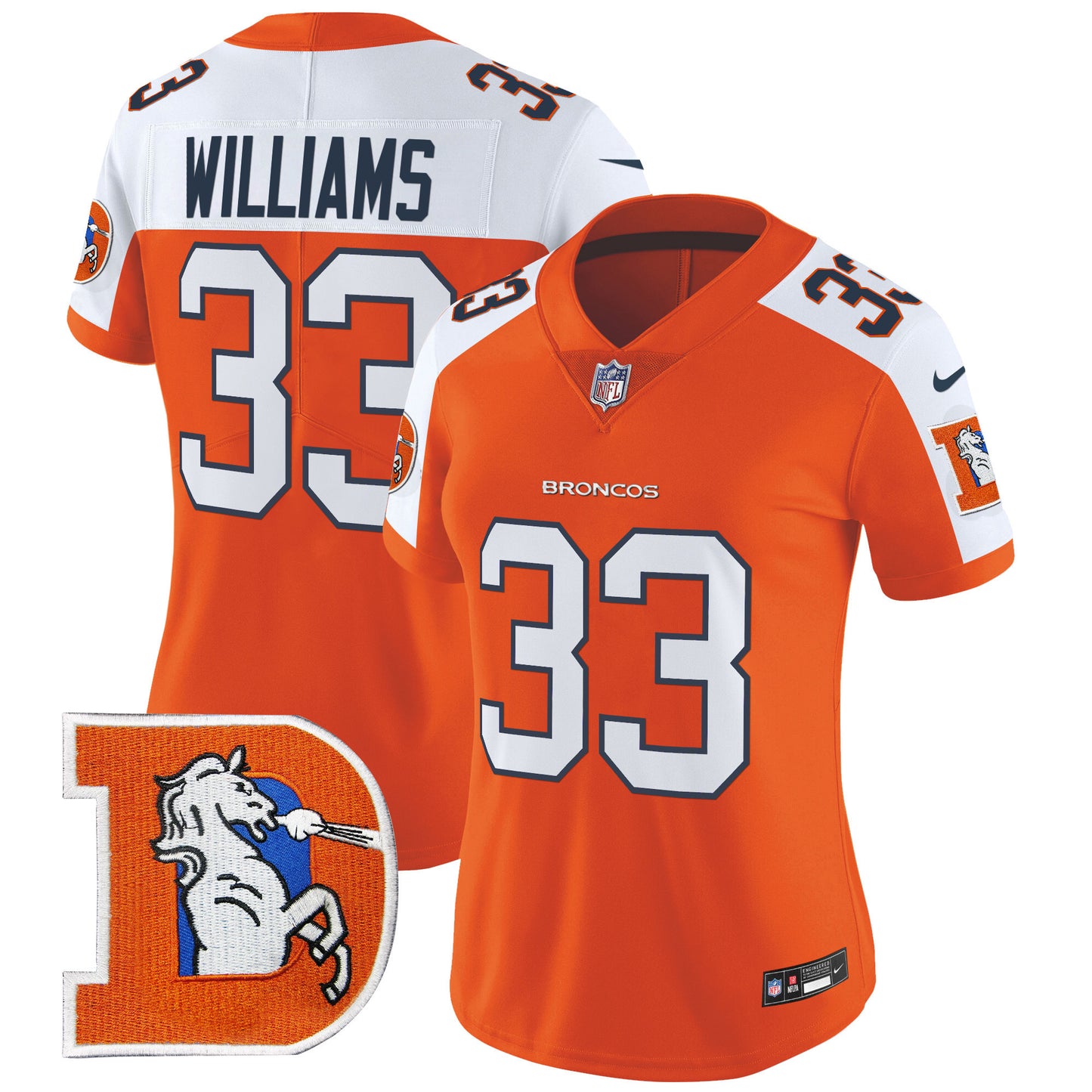 Orange Alternate - Javonte Williams