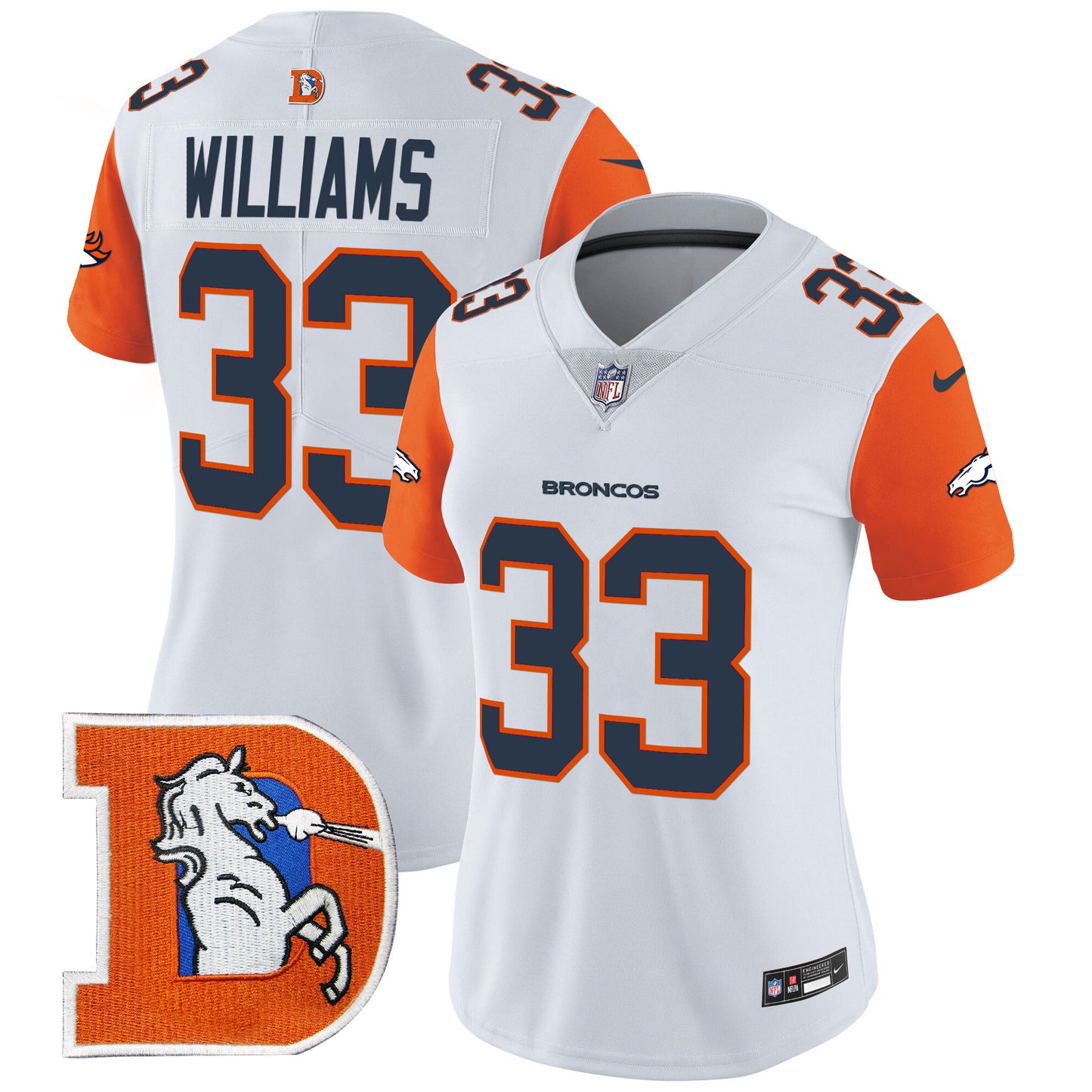 Orange Sleeves - Javonte Williams