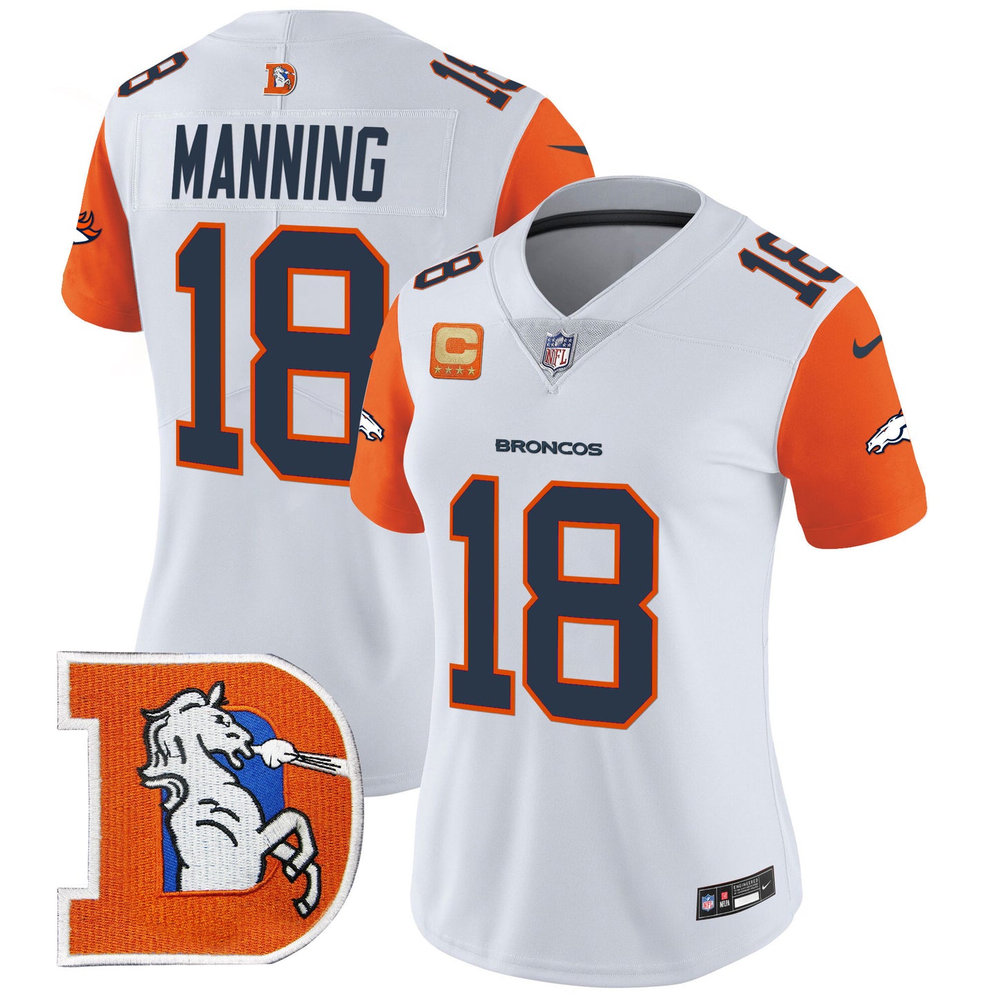 Orange Sleeves - Peyton Manning