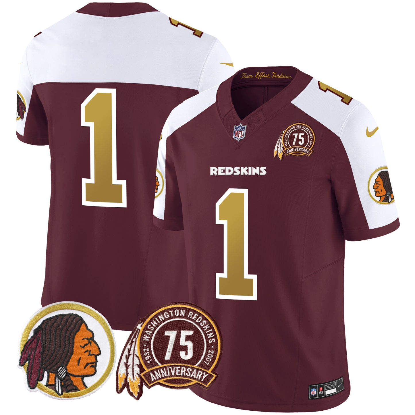 Burgundy Alternate - #1 Team