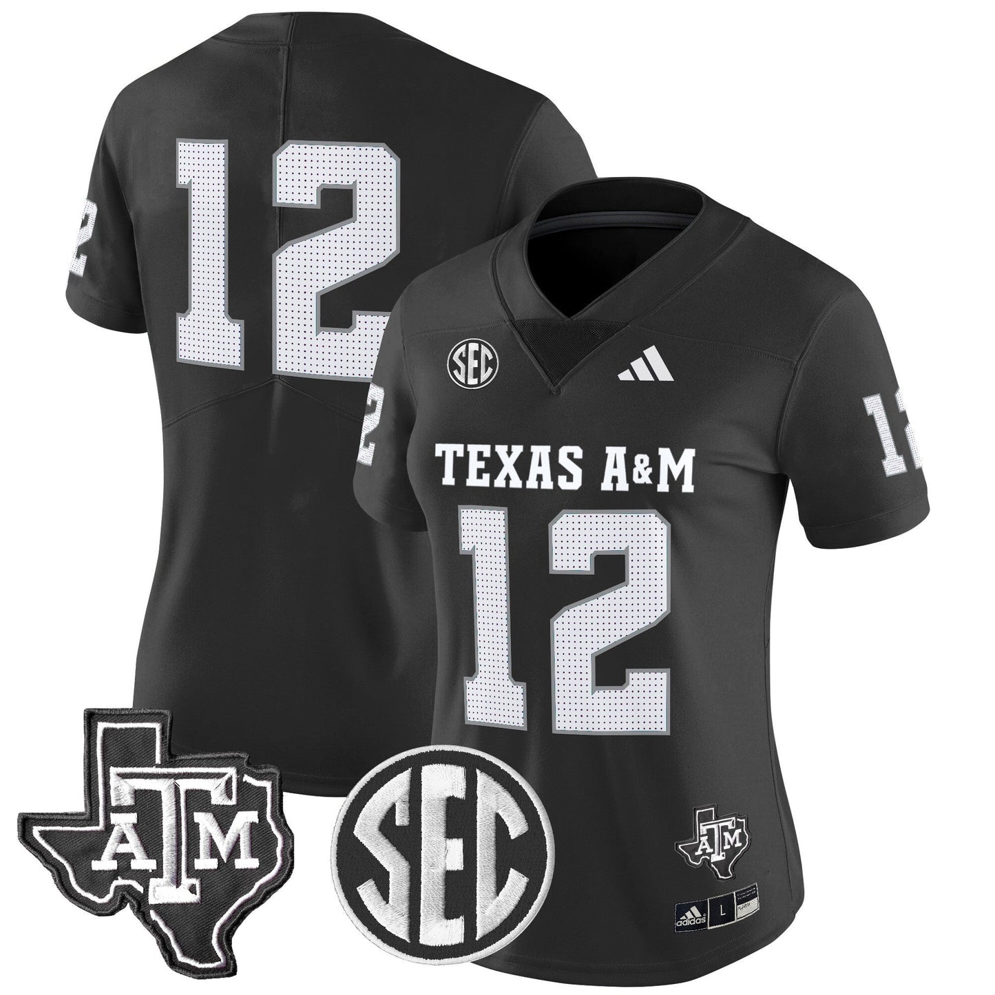 Black - #12 Texas