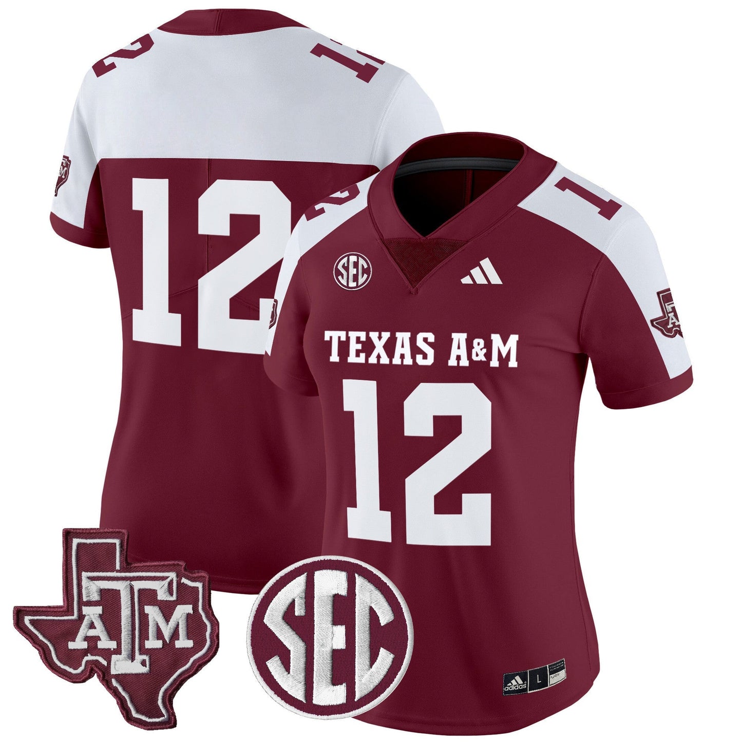 Maroon Alternate - #12 Texas