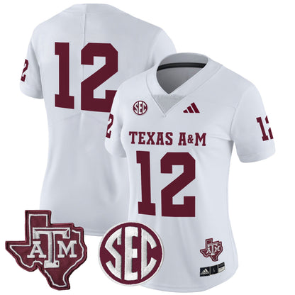 White - #12 Texas