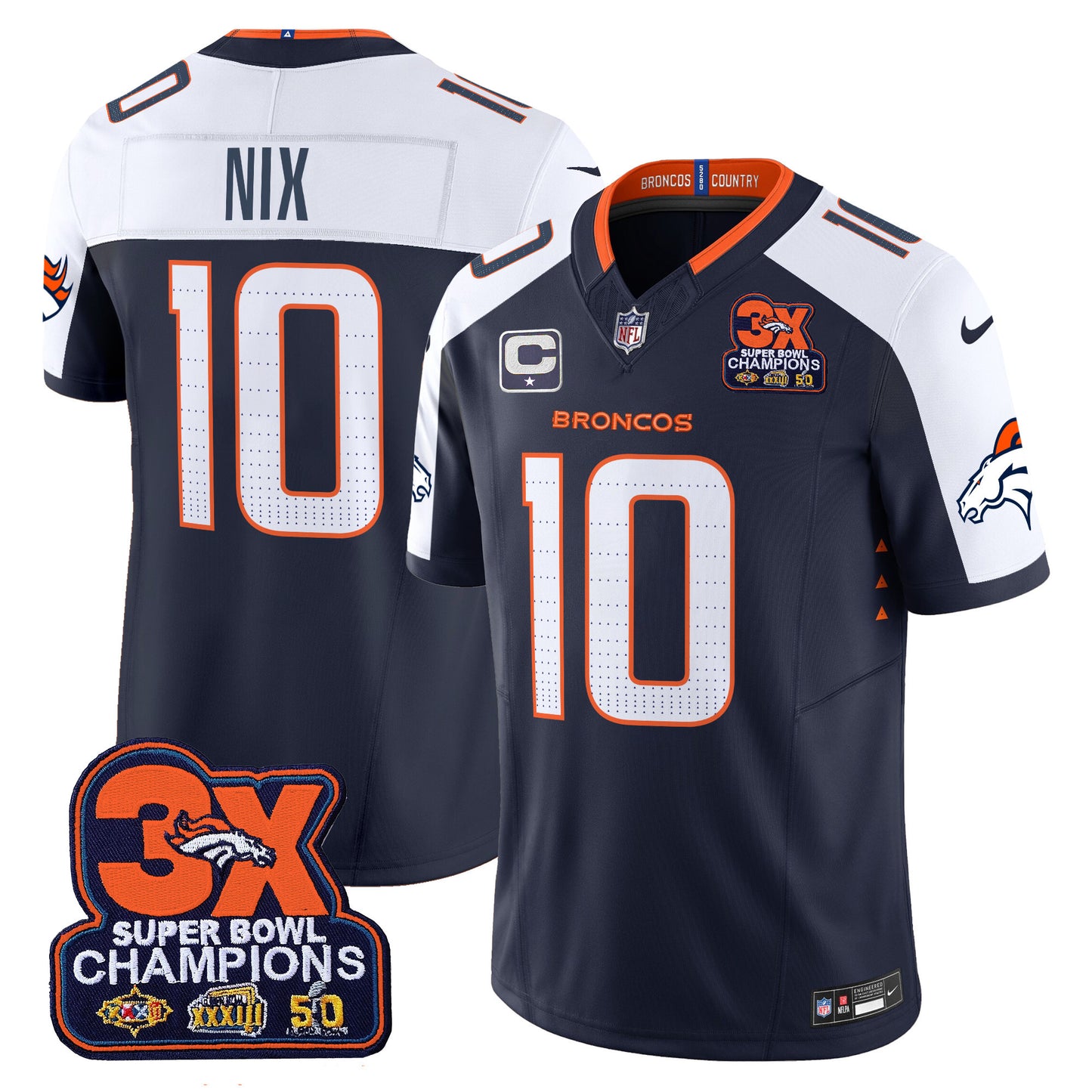 Navy Alternate - Bo Nix