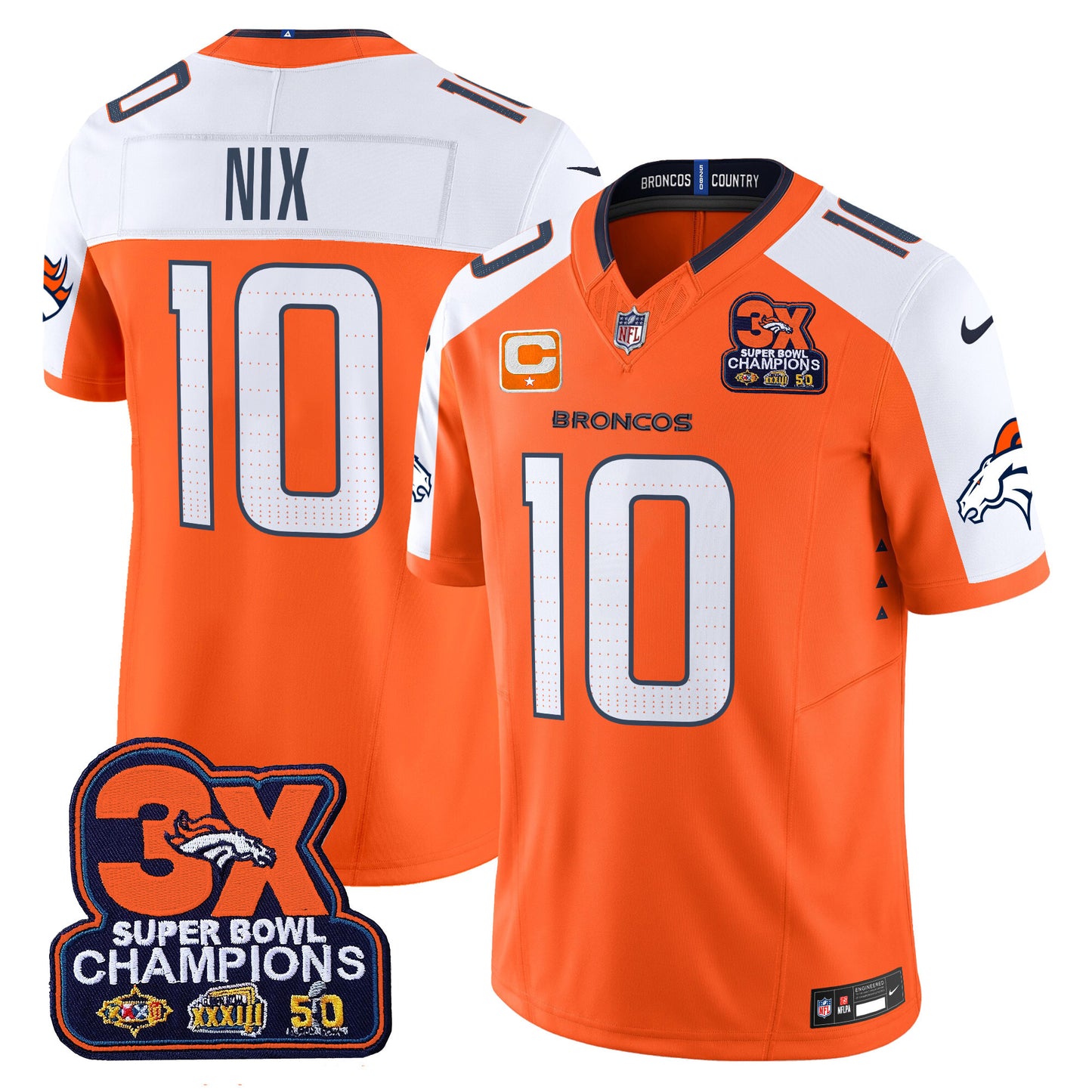Orange Alternate - Bo Nix