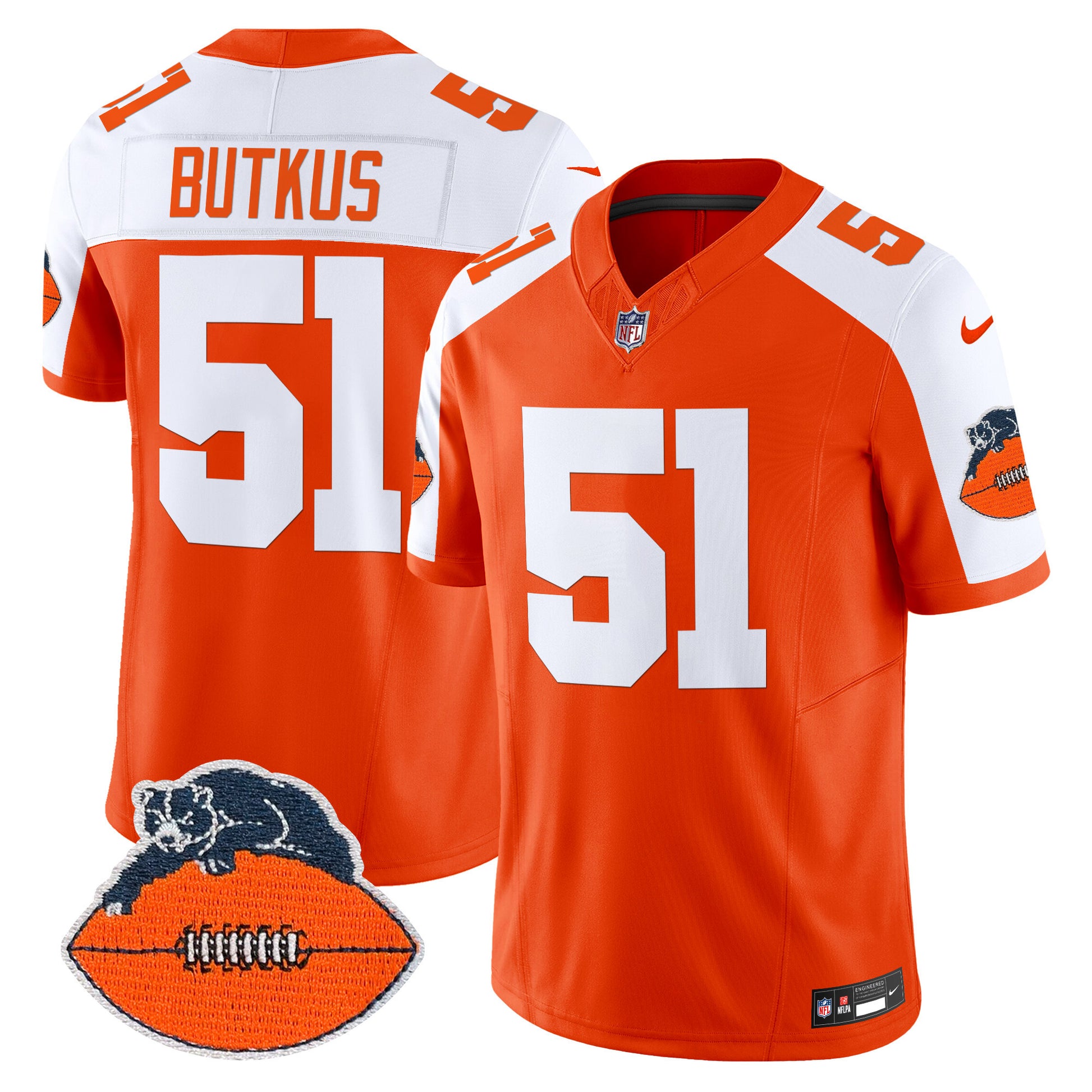 Orange Alternate - Dick Butkus