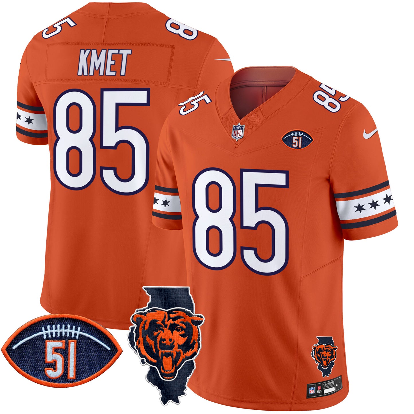 Orange - Cole Kmet