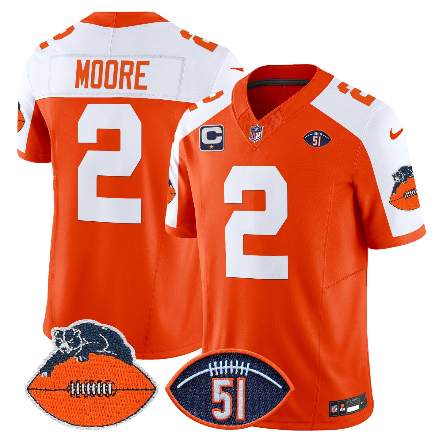 Orange Alternate - D.J. Moore