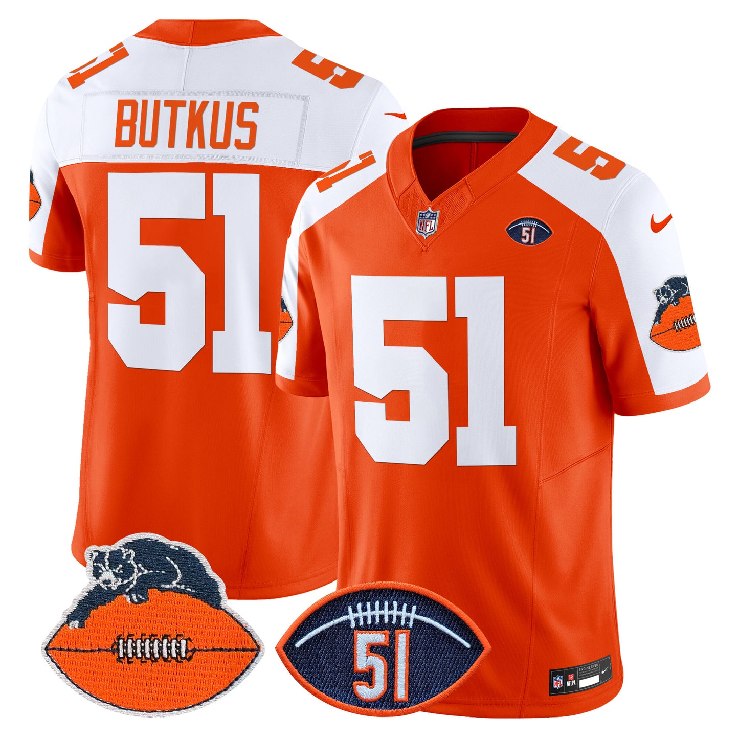 Orange Alternate - Dick Butkus