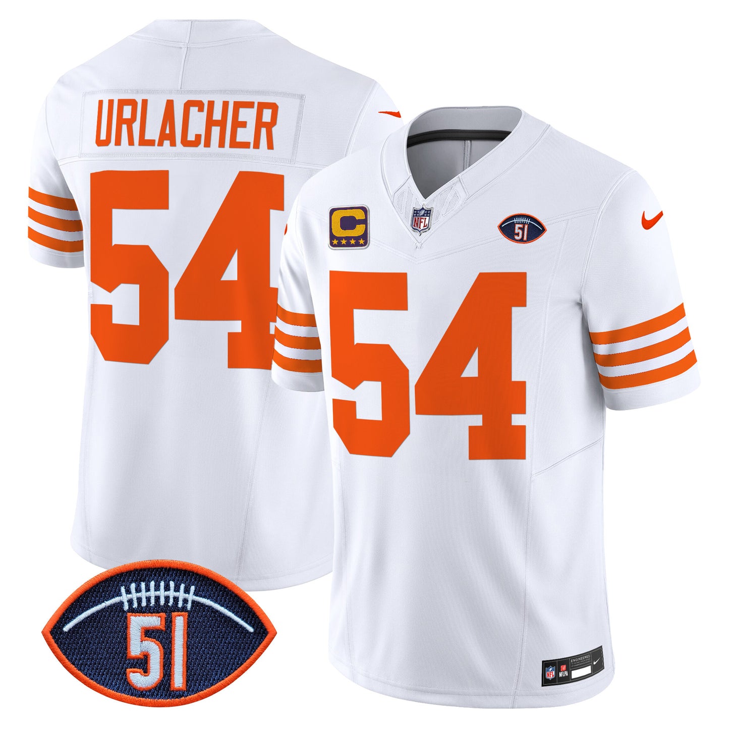 White - Brian Urlacher