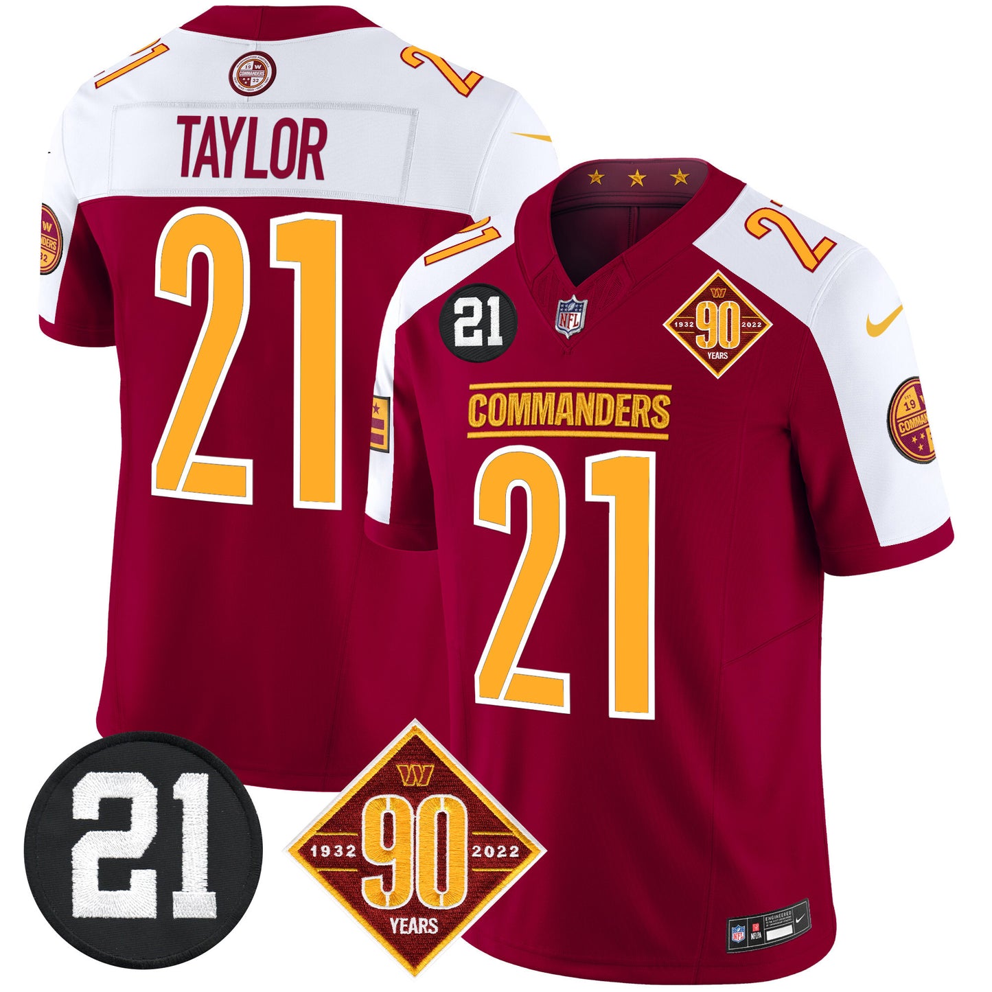Burgundy Alternate - Sean Taylor