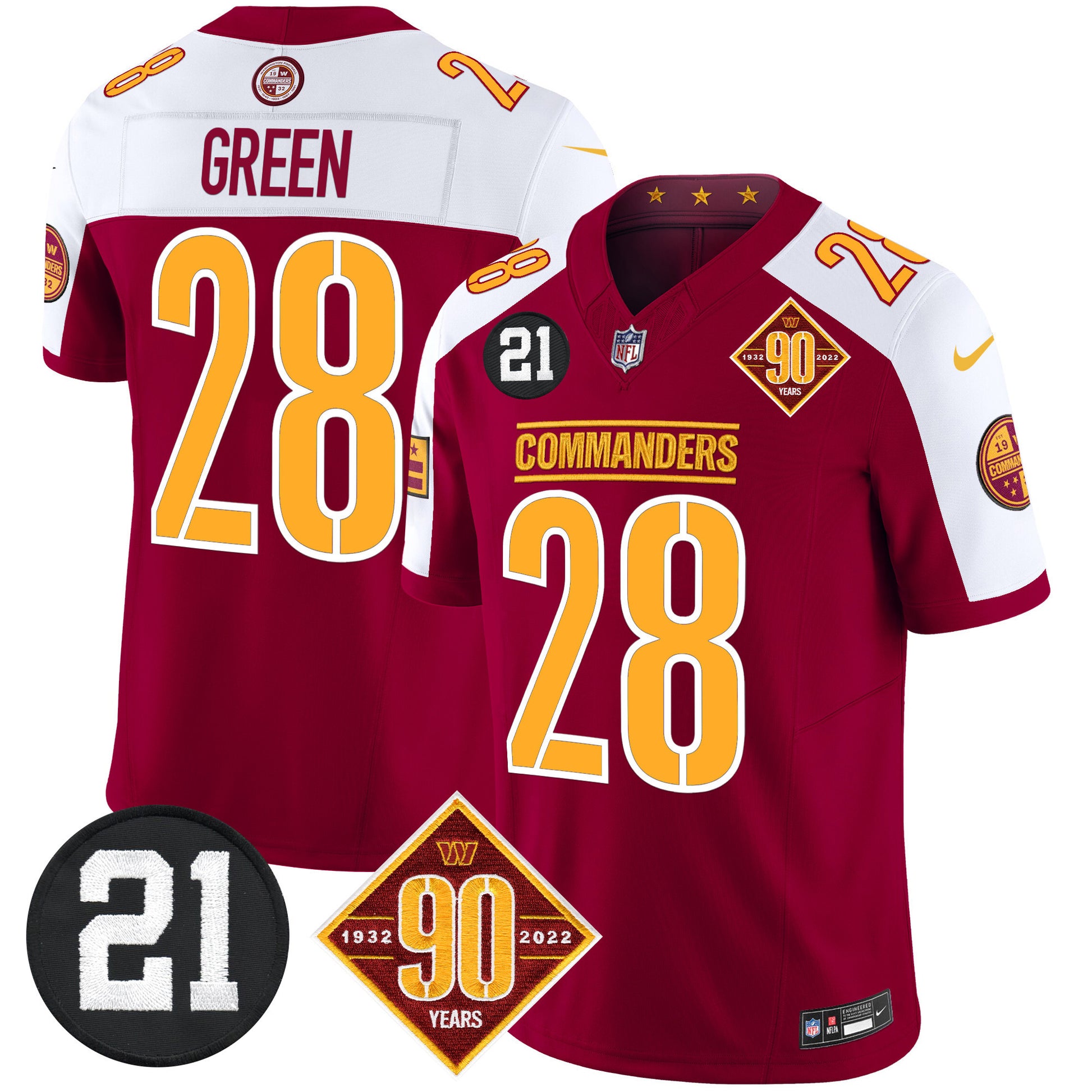 Burgundy Alternate - Darrell Green