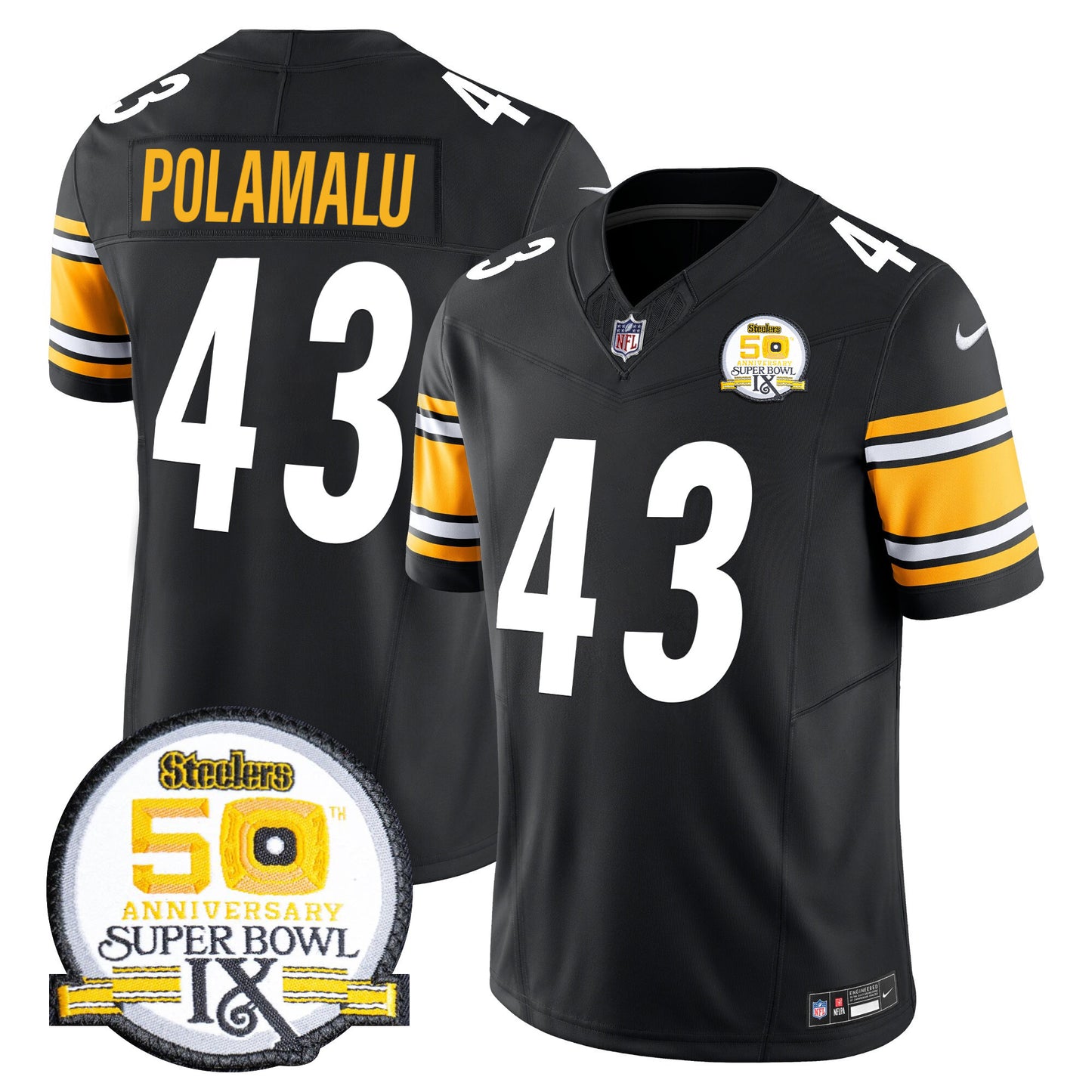 Black - Troy Polamalu