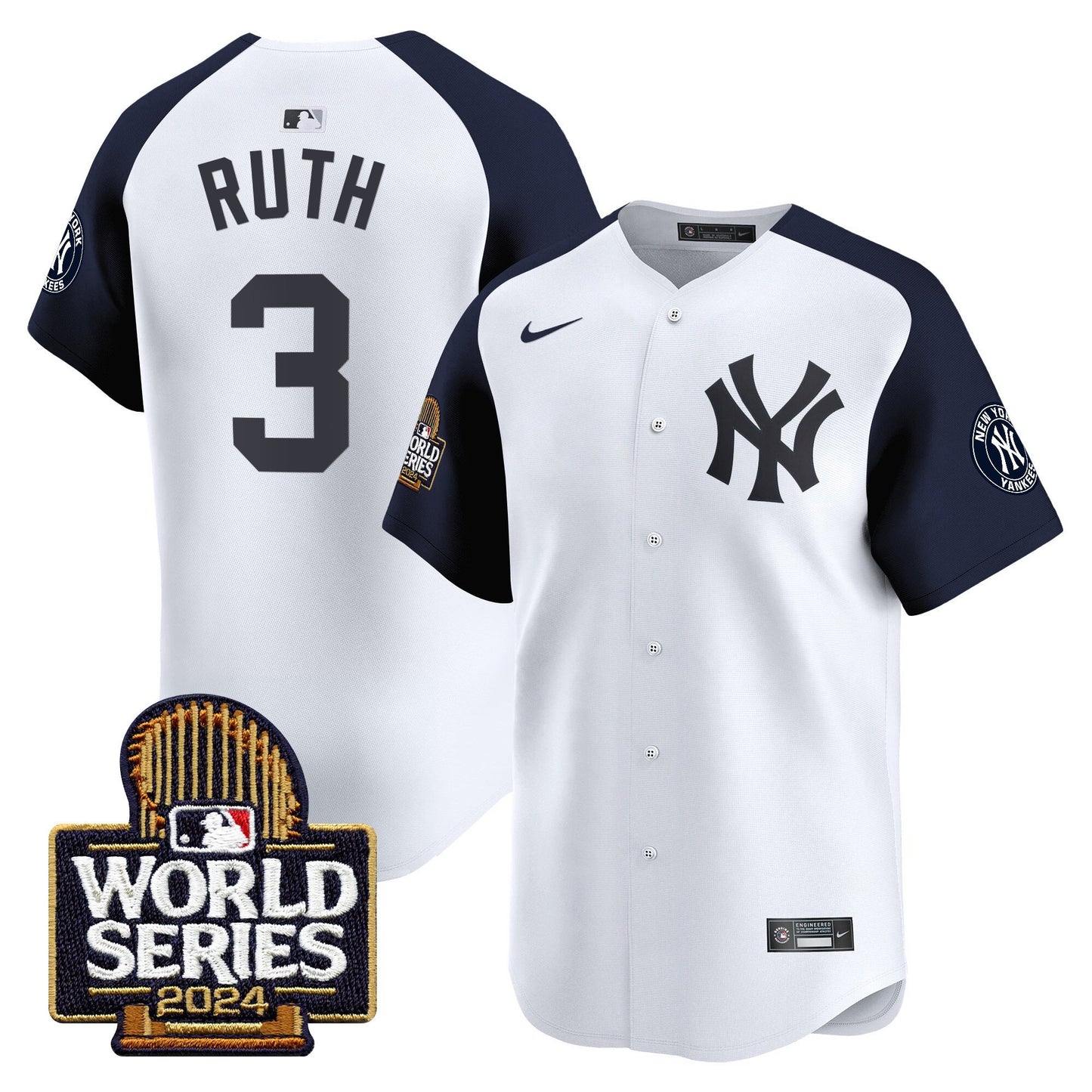 White Alternate - Babe Ruth