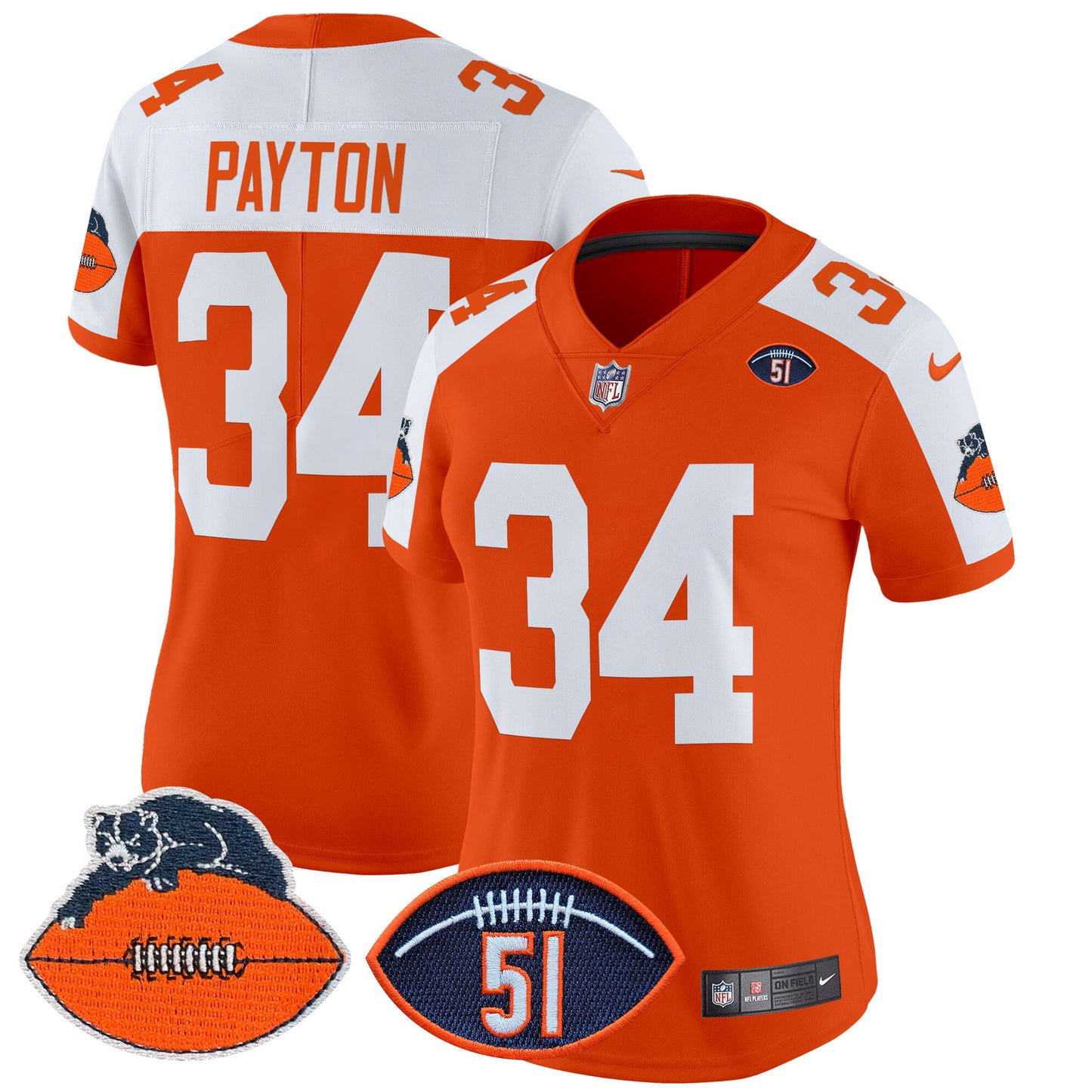 Orange Alternate - Walter Payton