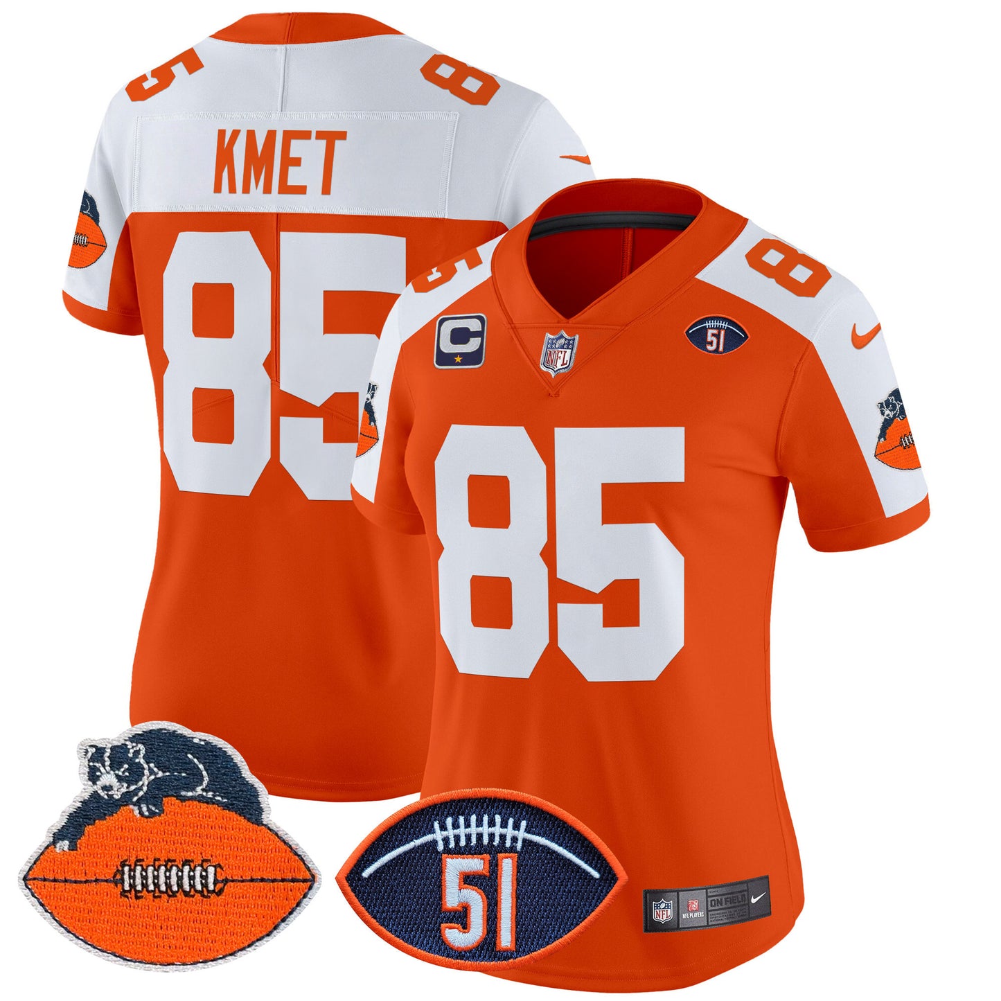 Orange Alternate - Cole Kmet