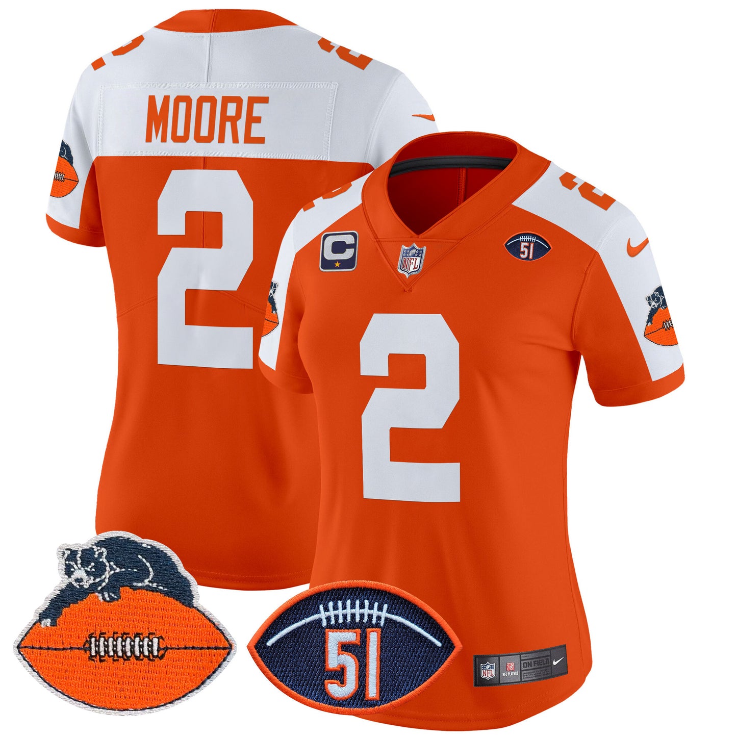 Orange Alternate - D.J. Moore
