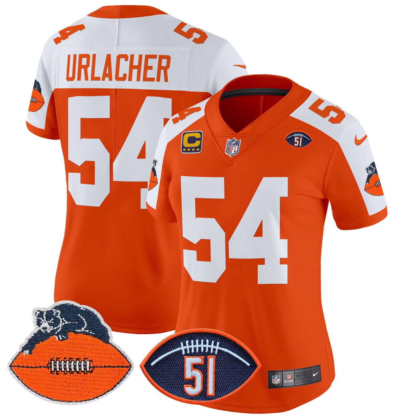 Orange Alternate - Brian Urlacher