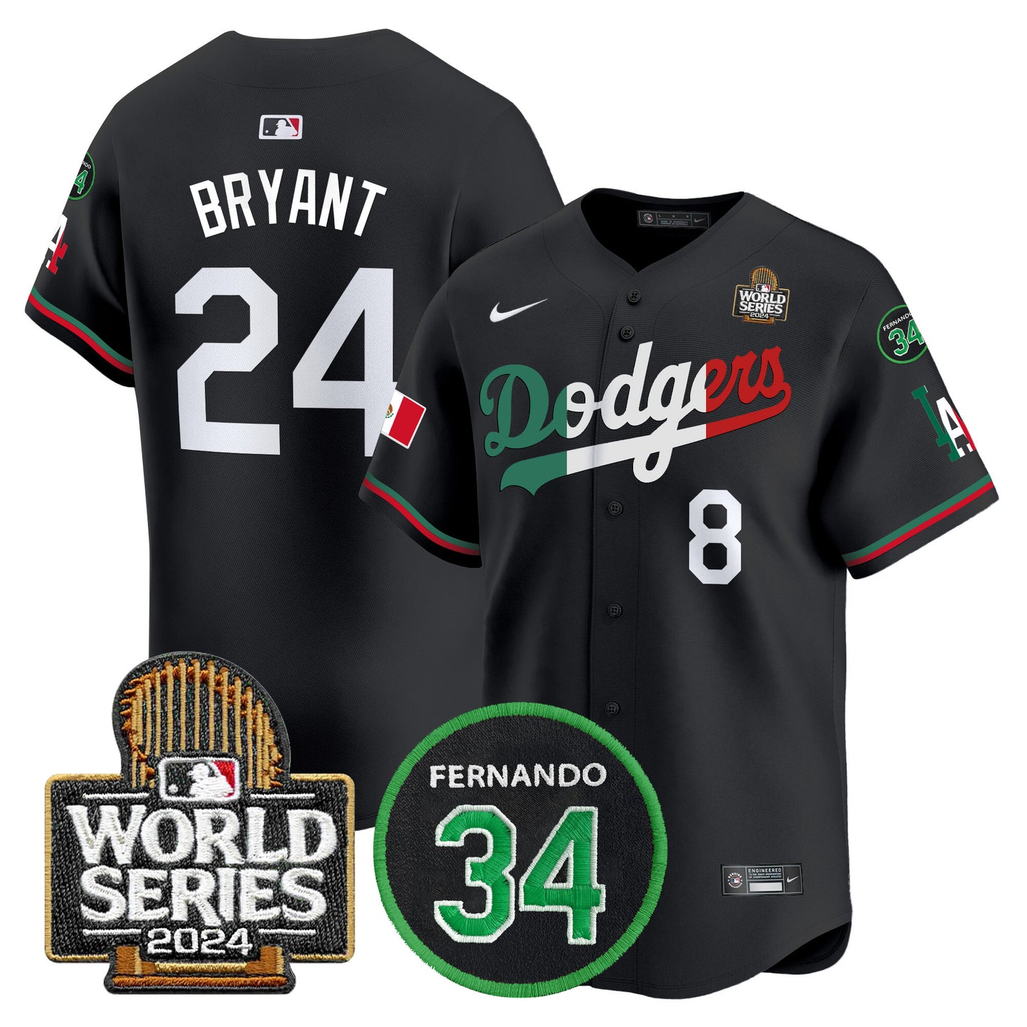 Black Mexico Flag - Kobe Bryant