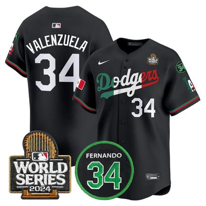 Black Mexico Flag - Fernando Valenzuela