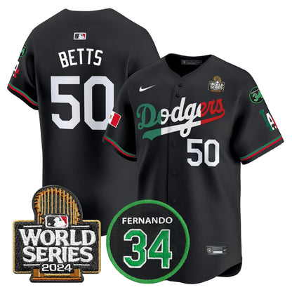 Black Mexico Flag - Mookie Betts